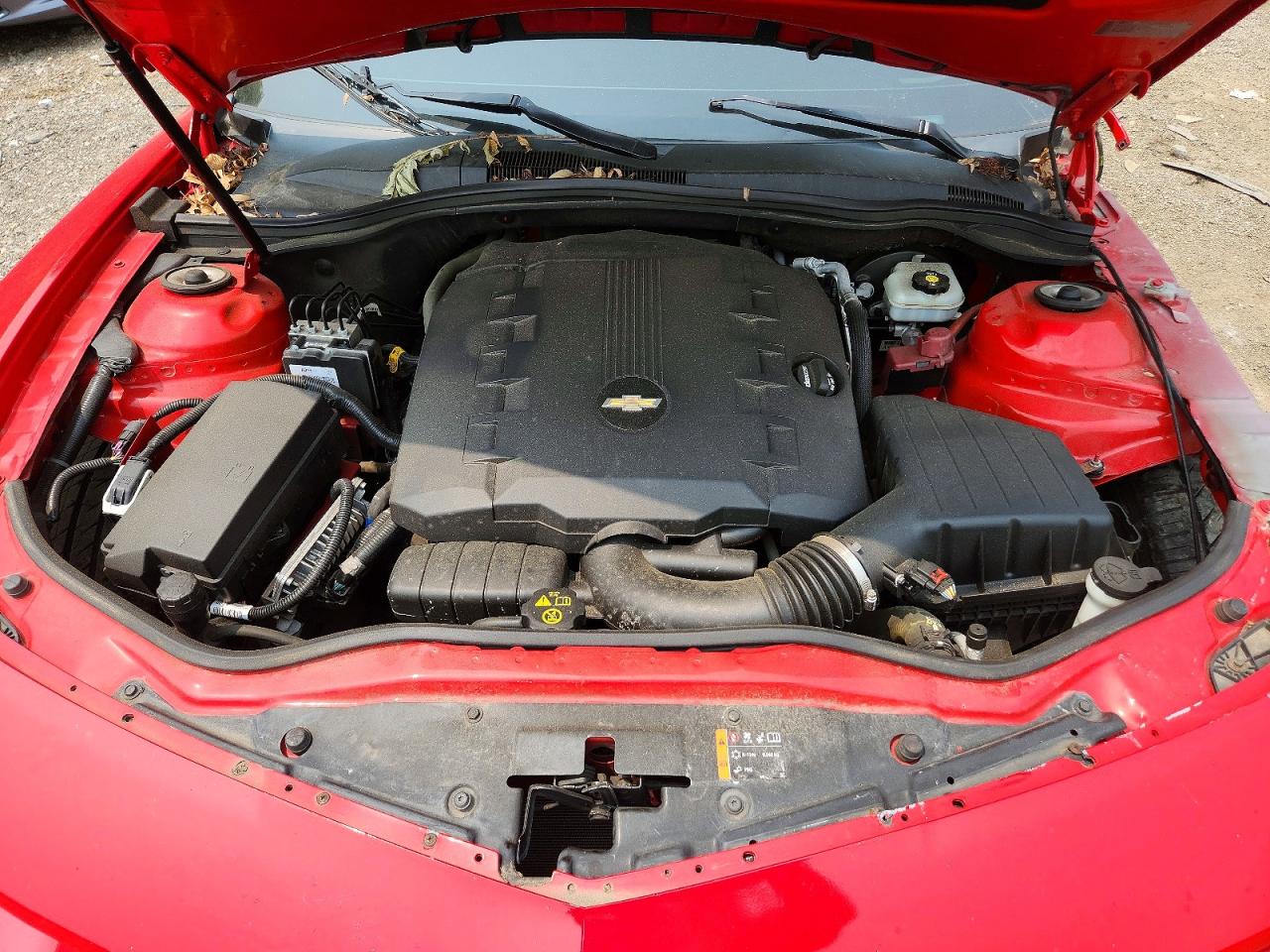 2014 Chevrolet Camaro Lt Red vin: 2G1FC1E37E9266468