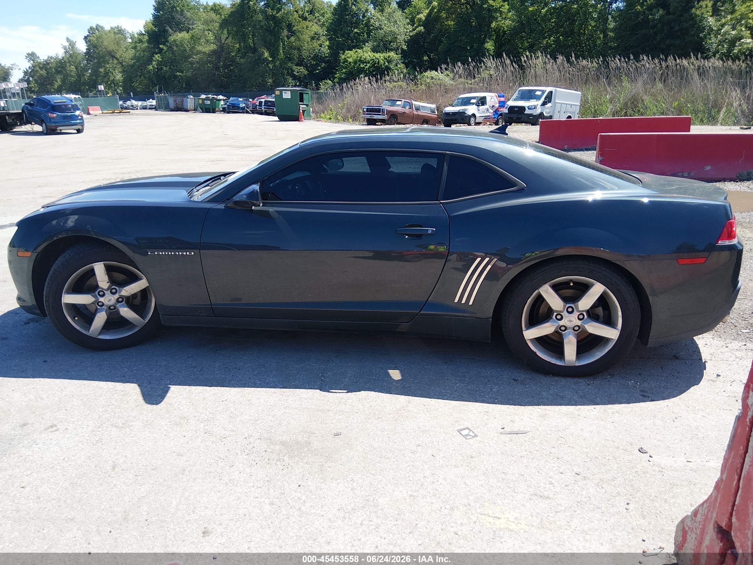 2014 Chevrolet Camaro 2lt Black vin: 2G1FC1E37E9285960