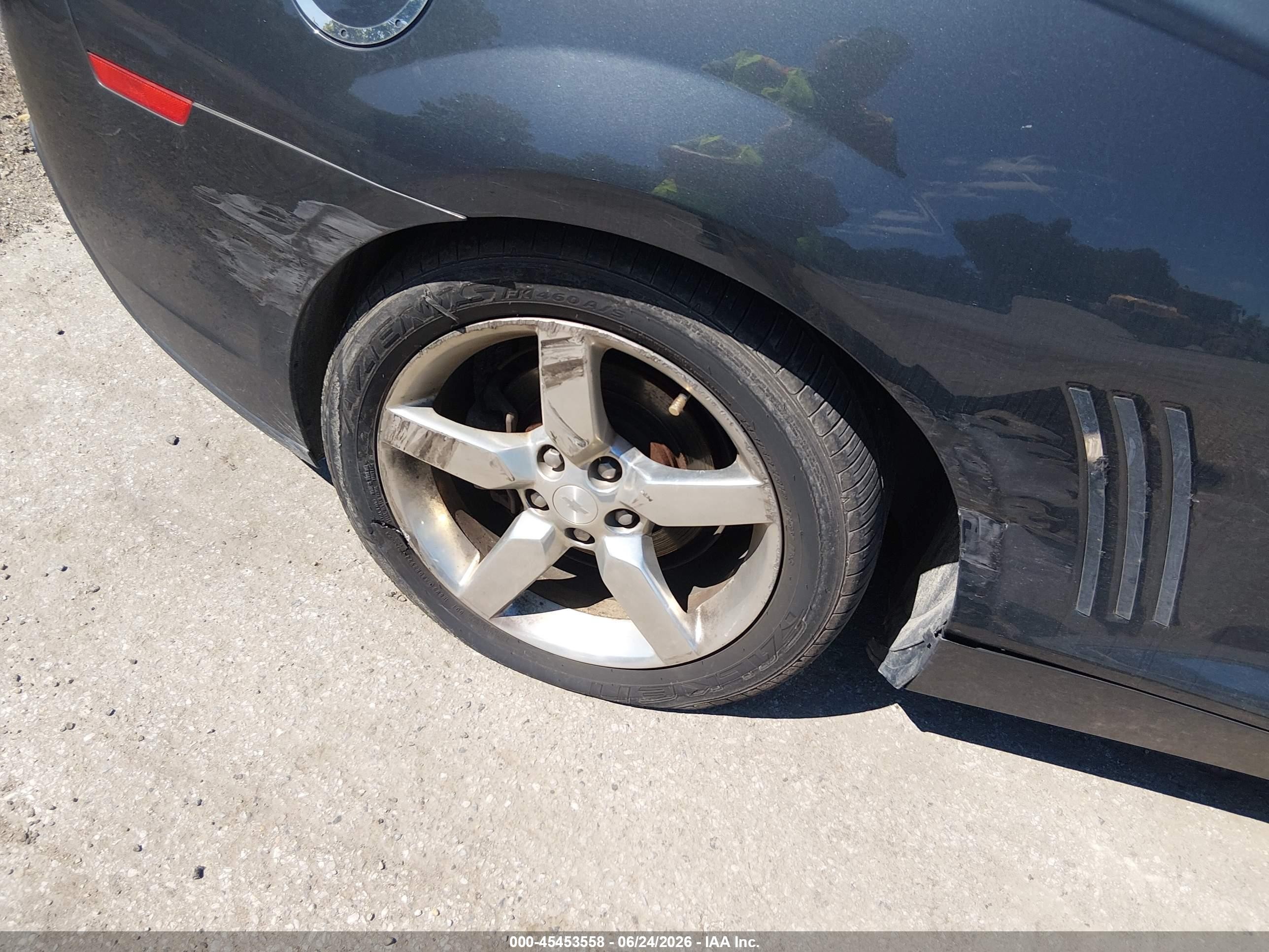 2014 Chevrolet Camaro 2lt Black vin: 2G1FC1E37E9285960