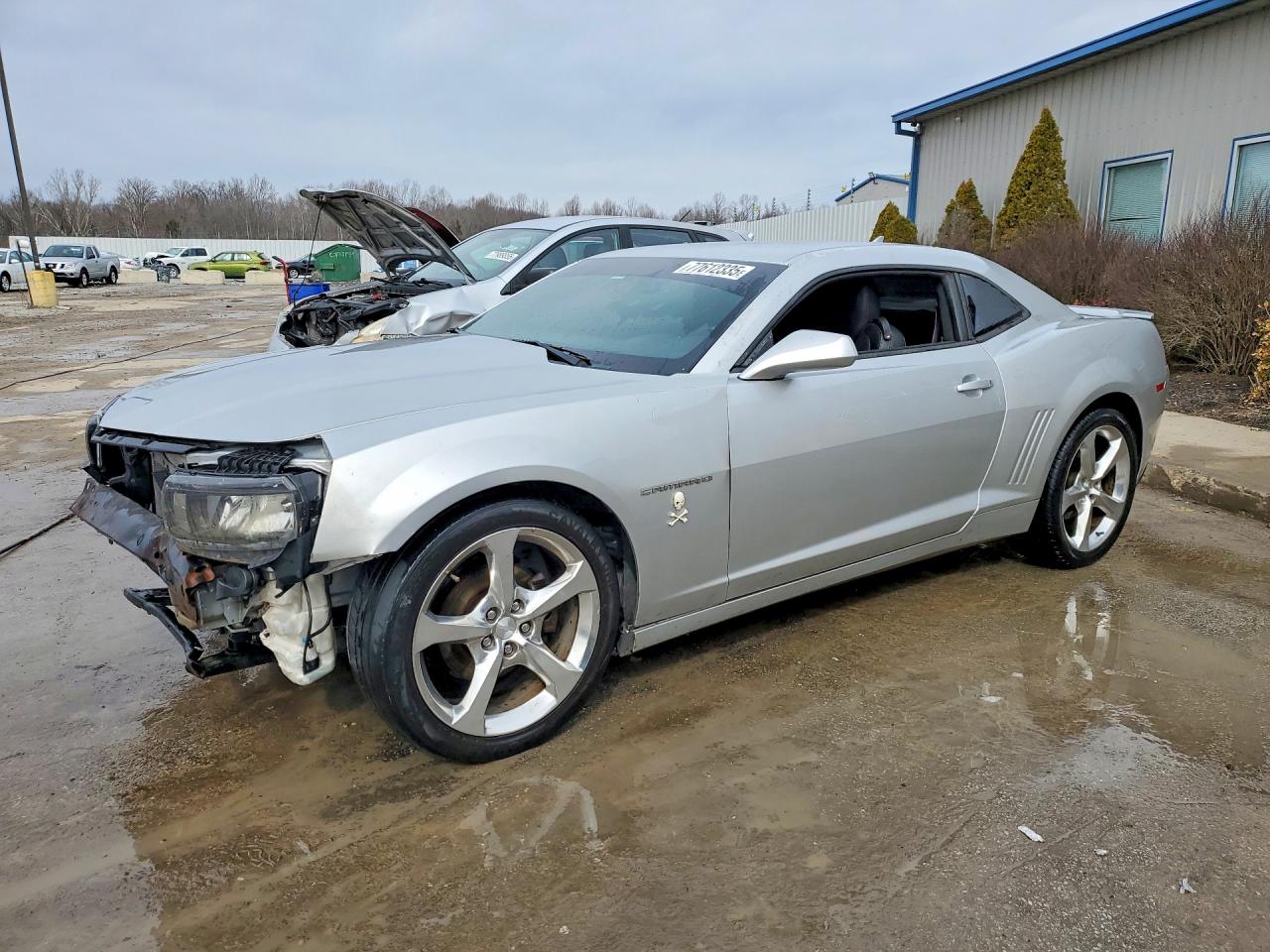 2014 Chevrolet Camaro Lt Silver vin: 2G1FC1E37E9287367