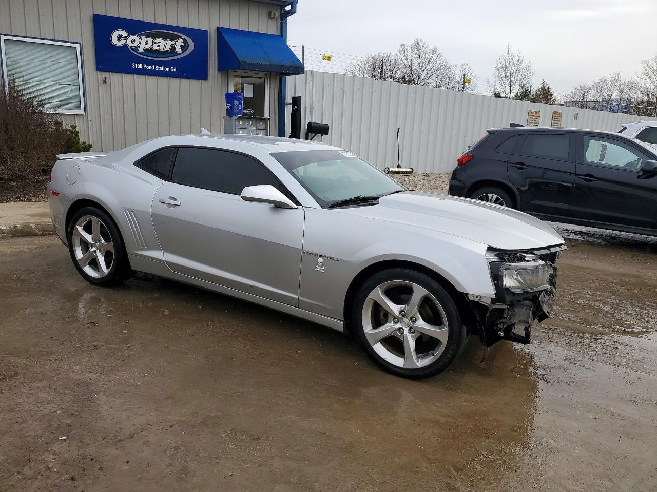 2014 Chevrolet Camaro Lt Серебряный vin: 2G1FC1E37E9287367