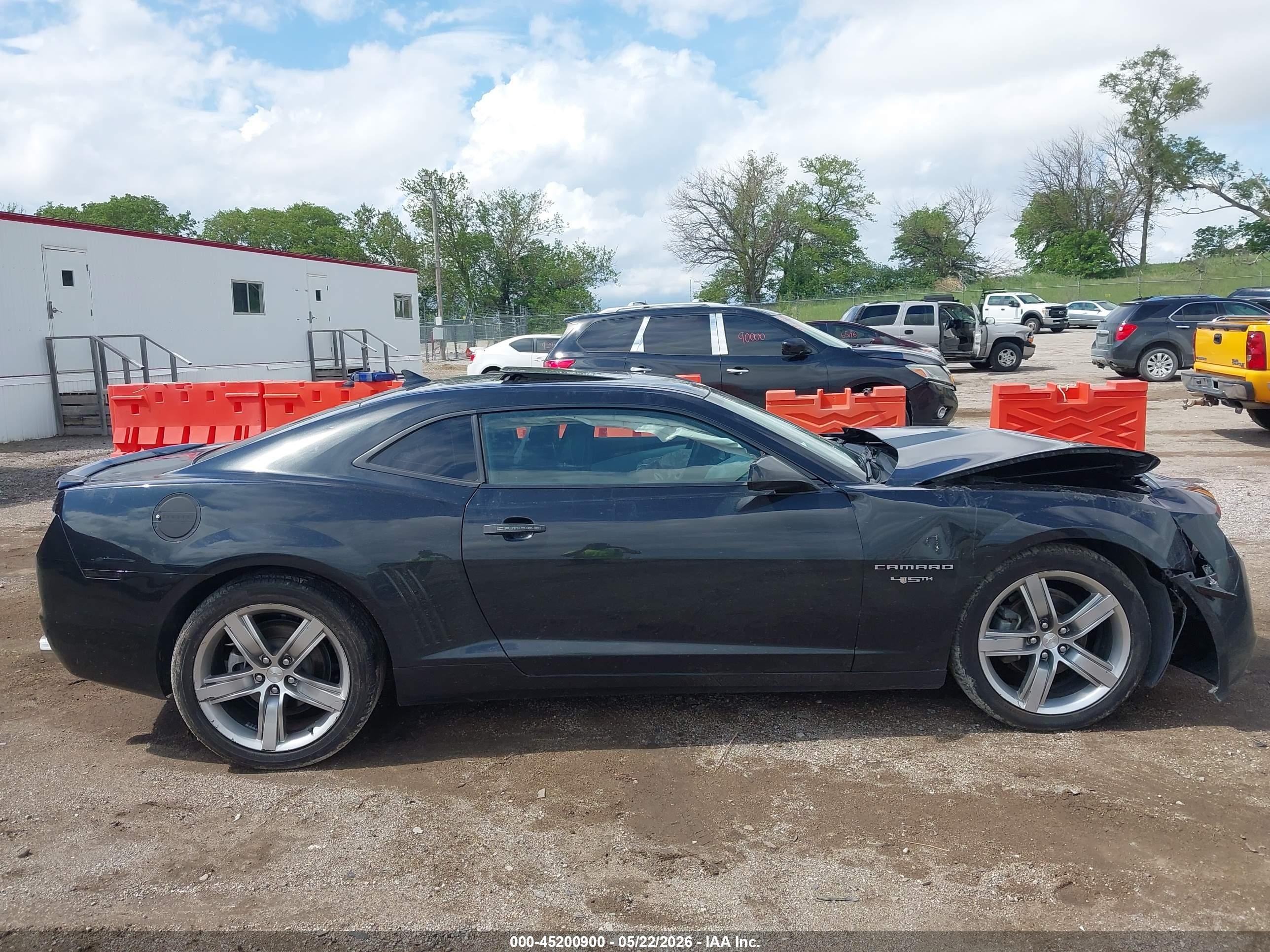 2012 Chevrolet Camaro 2lt Black vin: 2G1FC1E38C9158213
