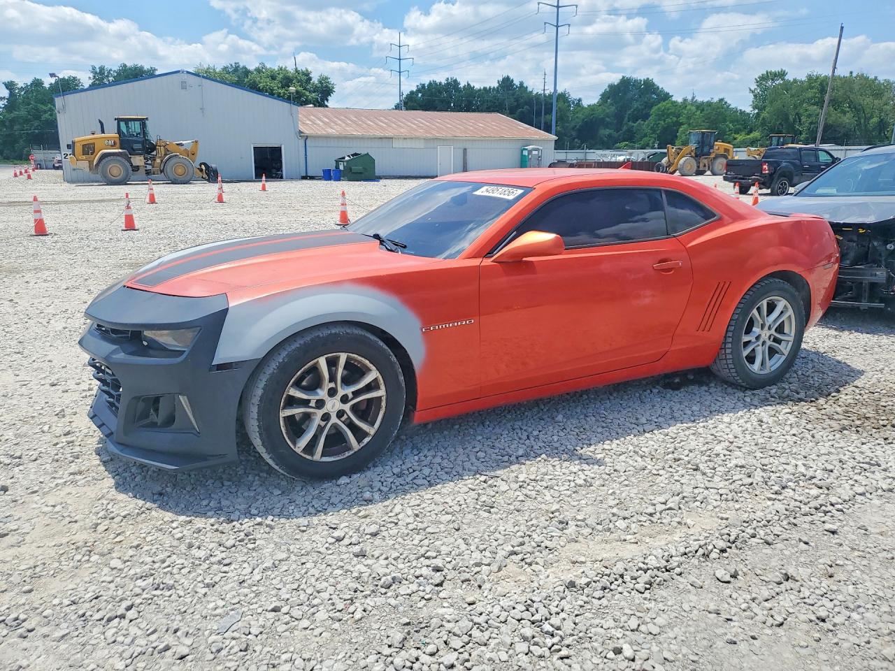 2012 Chevrolet Camaro Lt Orange vin: 2G1FC1E38C9191566