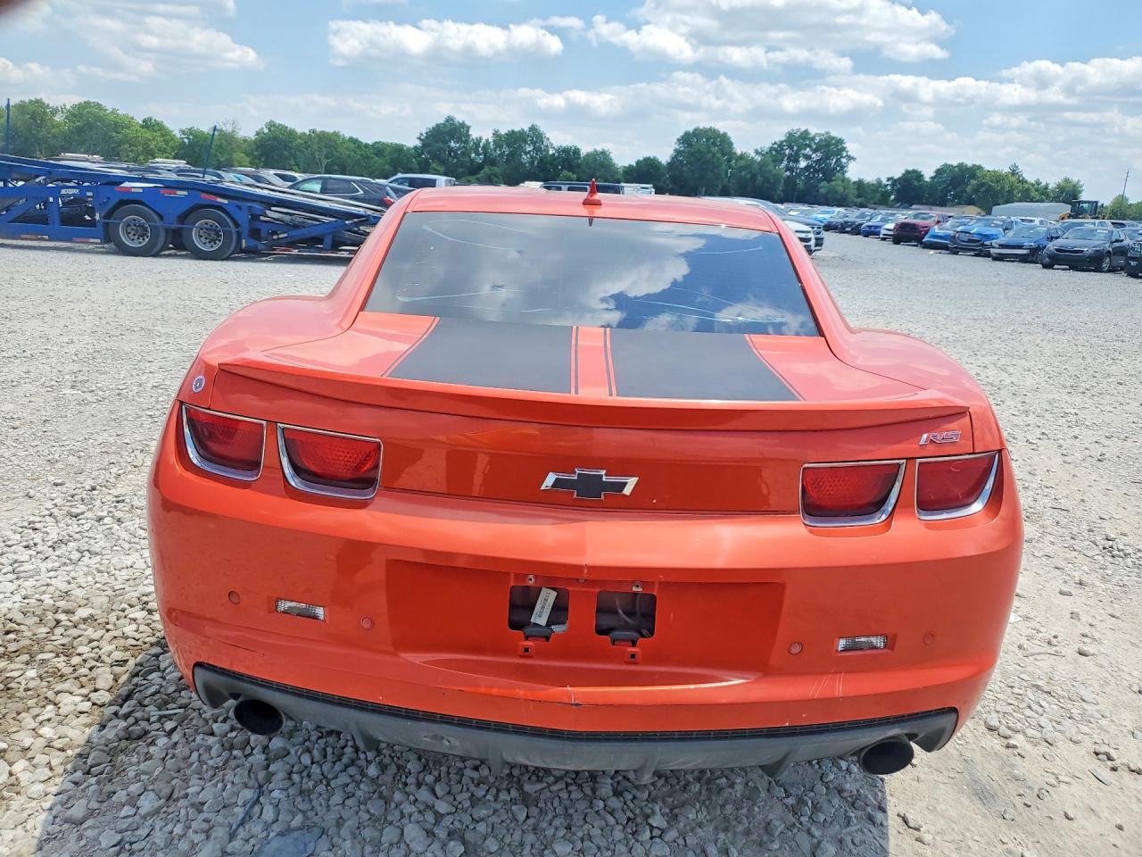 2012 Chevrolet Camaro Lt Orange vin: 2G1FC1E38C9191566