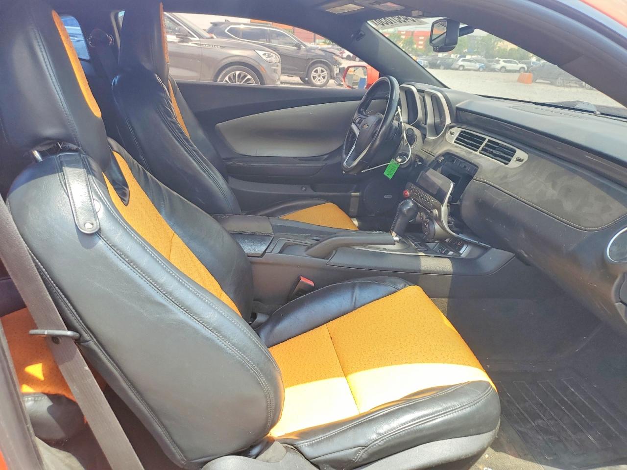 2012 Chevrolet Camaro Lt Orange vin: 2G1FC1E38C9191566