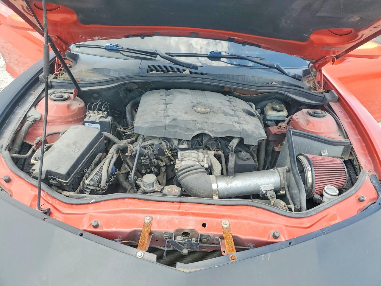 2012 Chevrolet Camaro Lt Orange vin: 2G1FC1E38C9191566