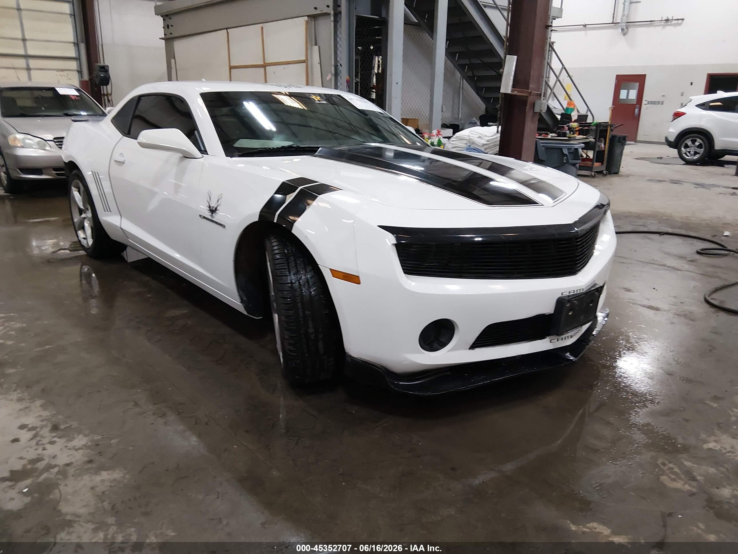 2013 Chevrolet Camaro 2lt White vin: 2G1FC1E38D9121745