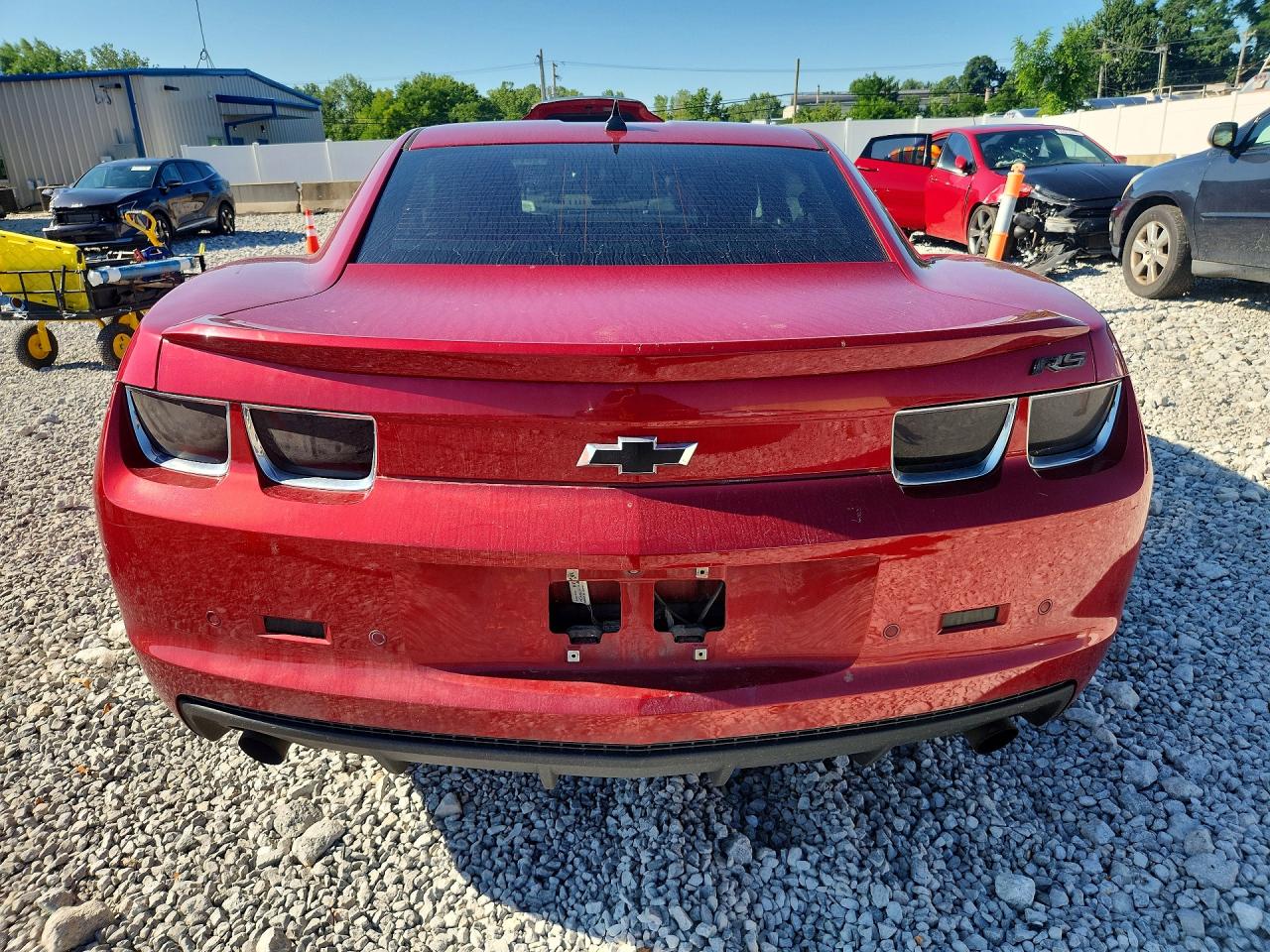 2013 Chevrolet Camaro Lt Red vin: 2G1FC1E38D9166779