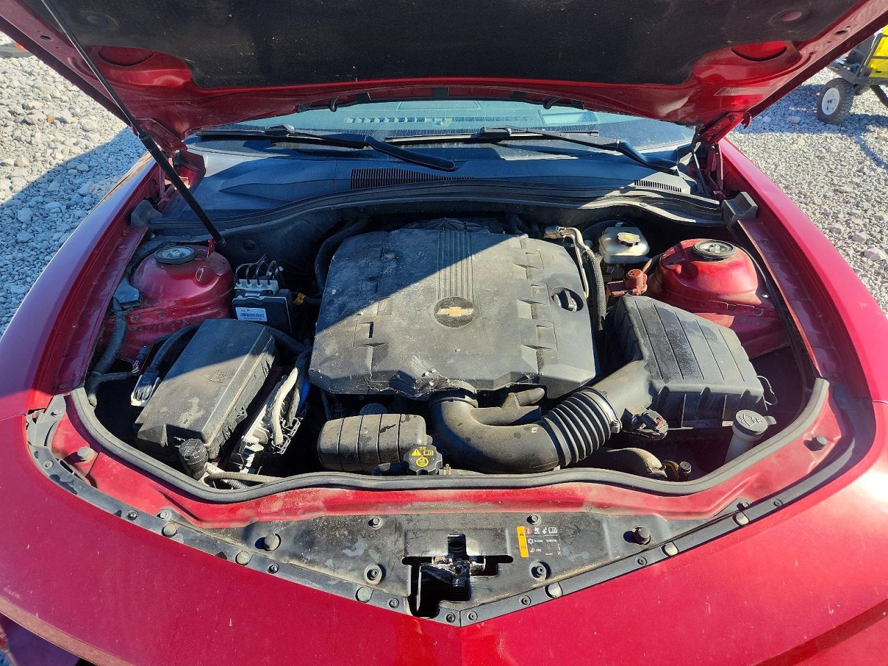 2013 Chevrolet Camaro Lt Red vin: 2G1FC1E38D9166779