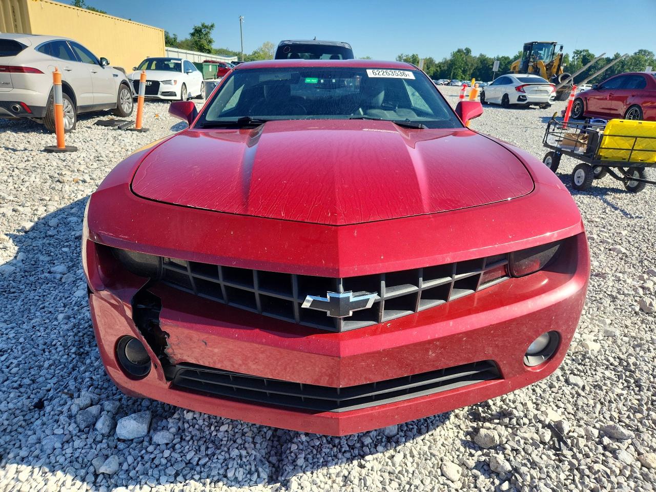 2013 Chevrolet Camaro Lt Red vin: 2G1FC1E38D9166779