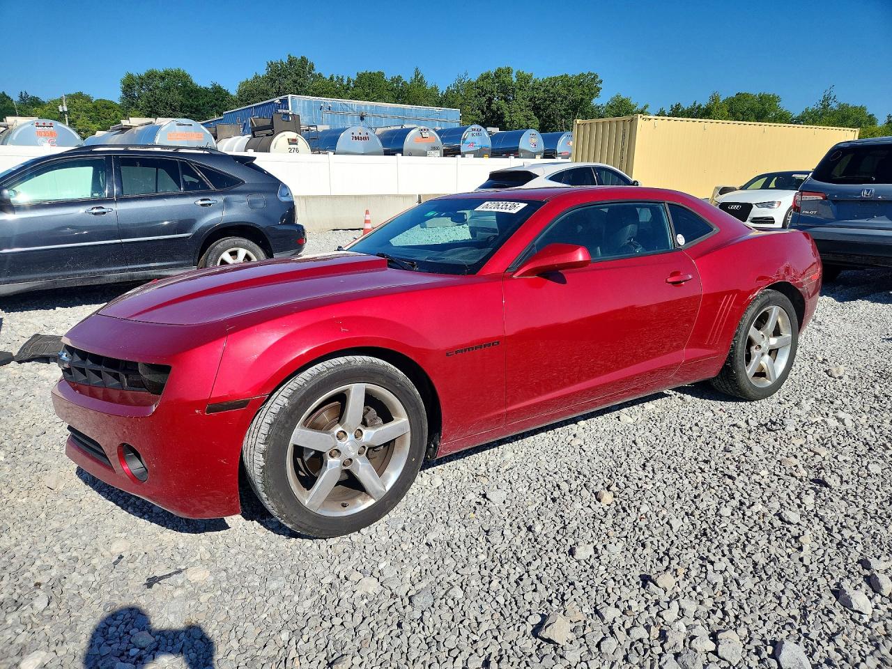 2013 Chevrolet Camaro Lt Red vin: 2G1FC1E38D9166779