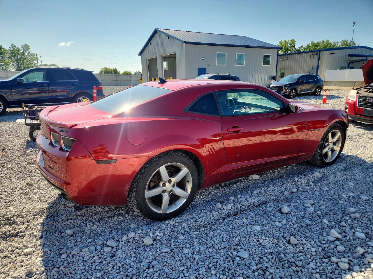 2013 Chevrolet Camaro Lt Red vin: 2G1FC1E38D9166779