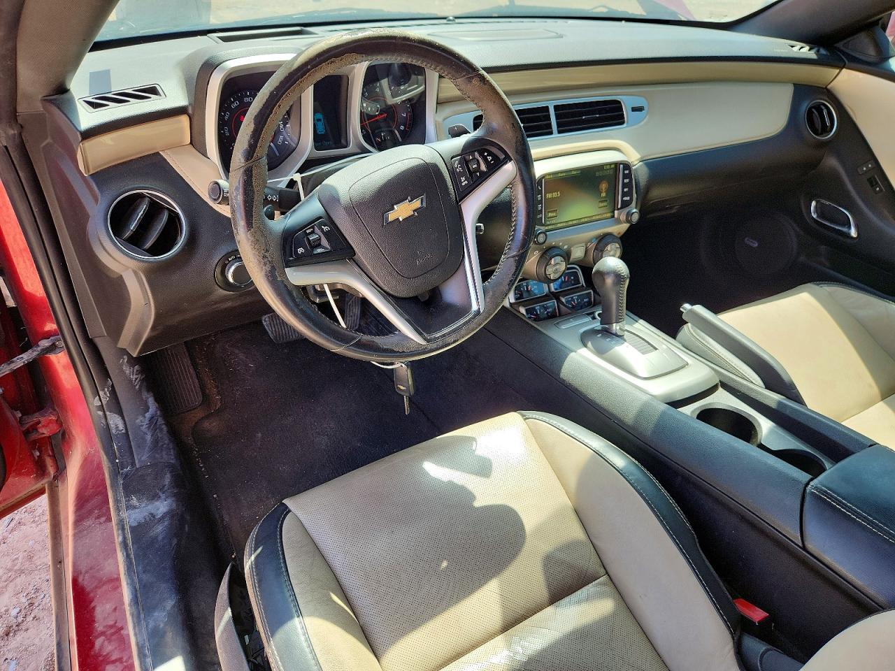 2013 Chevrolet Camaro Lt Burgundy vin: 2G1FC1E38D9173201