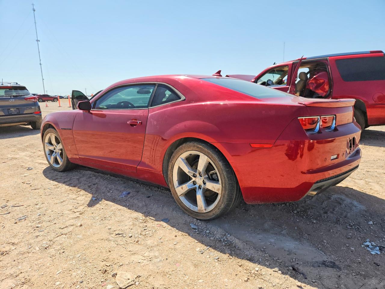 2013 Chevrolet Camaro Lt Burgundy vin: 2G1FC1E38D9173201