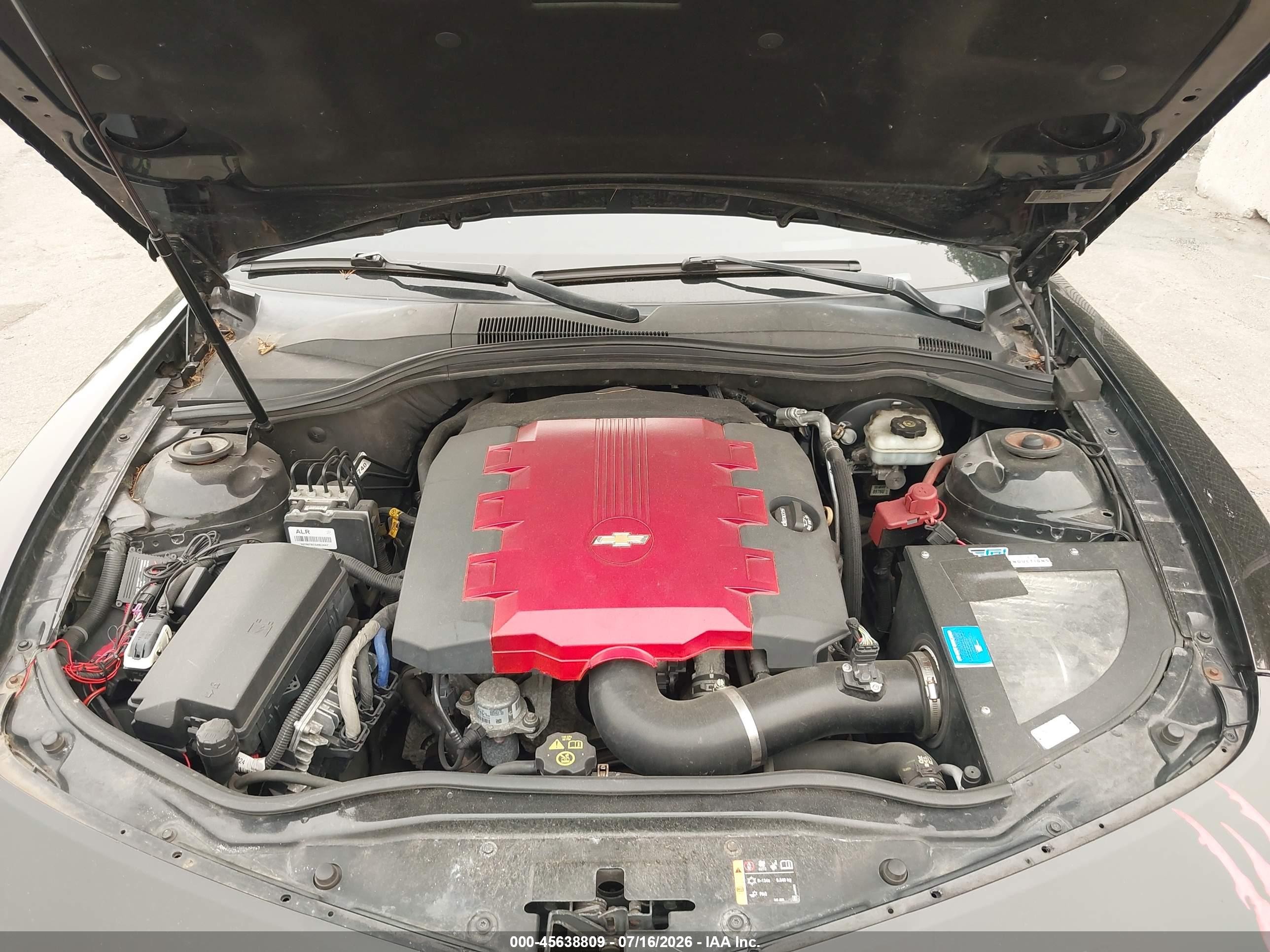 2013 Chevrolet Camaro 2lt Черный vin: 2G1FC1E38D9181699