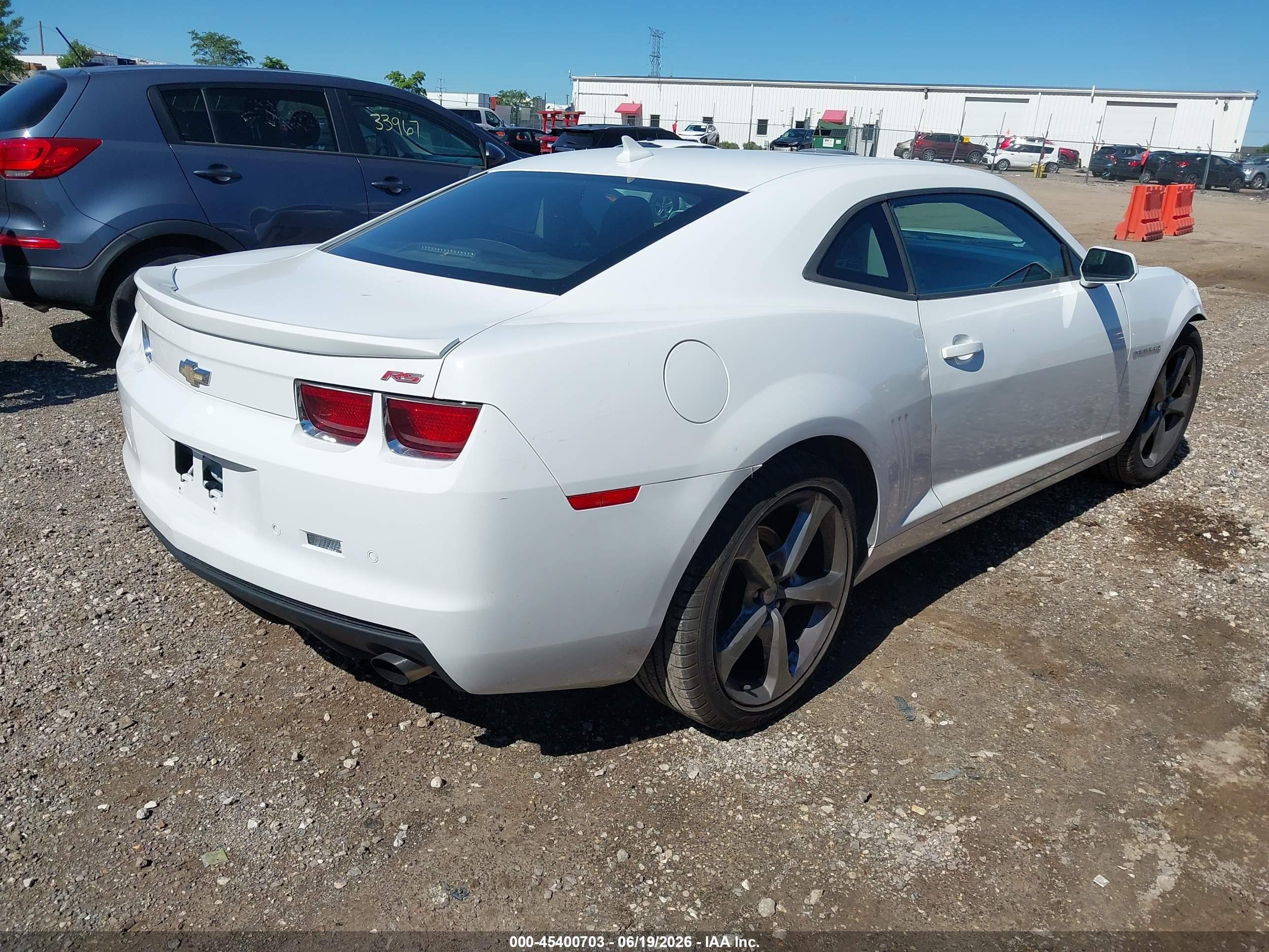 2013 Chevrolet Camaro 2lt White vin: 2G1FC1E38D9183453