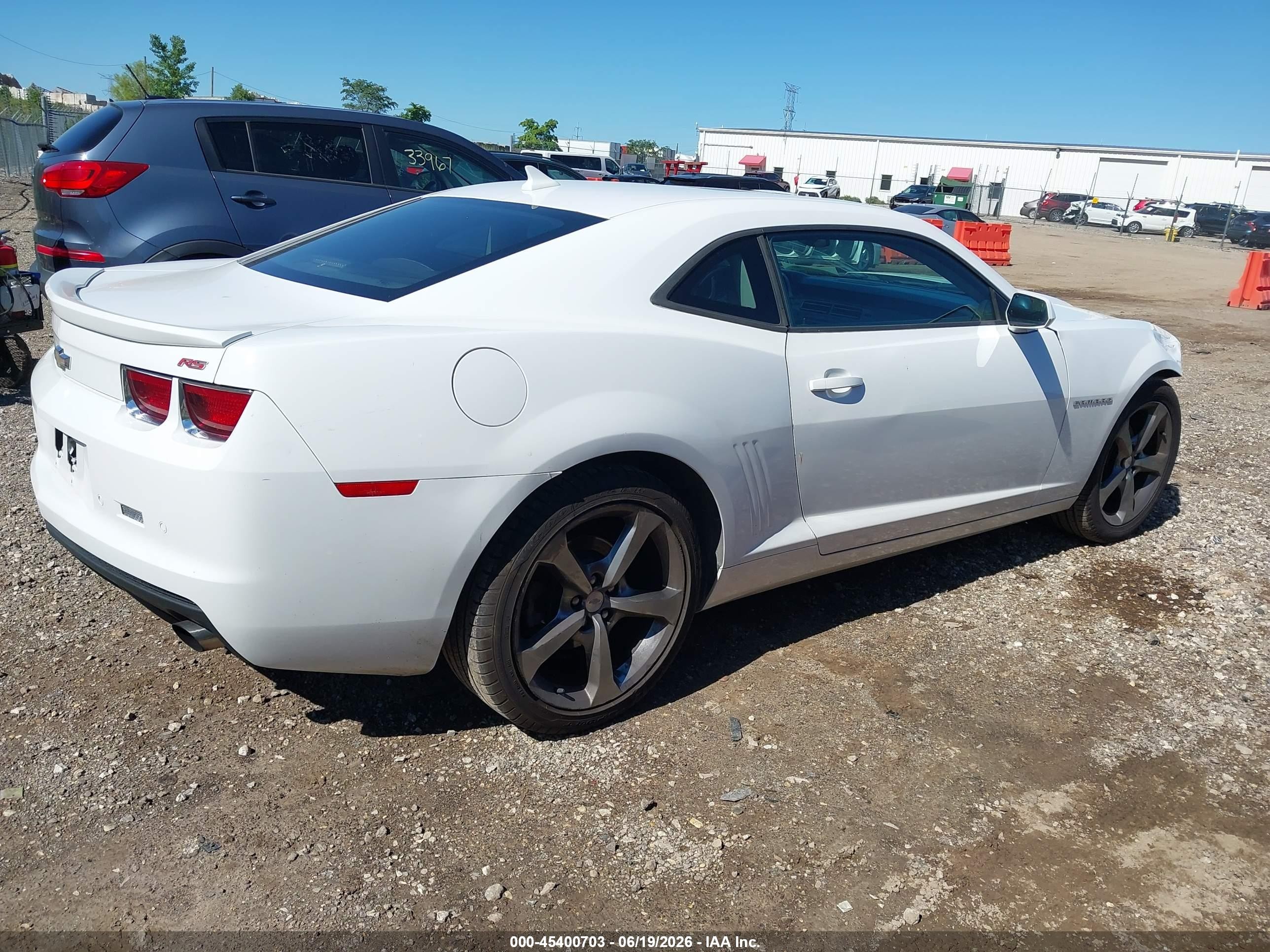 2013 Chevrolet Camaro 2lt White vin: 2G1FC1E38D9183453