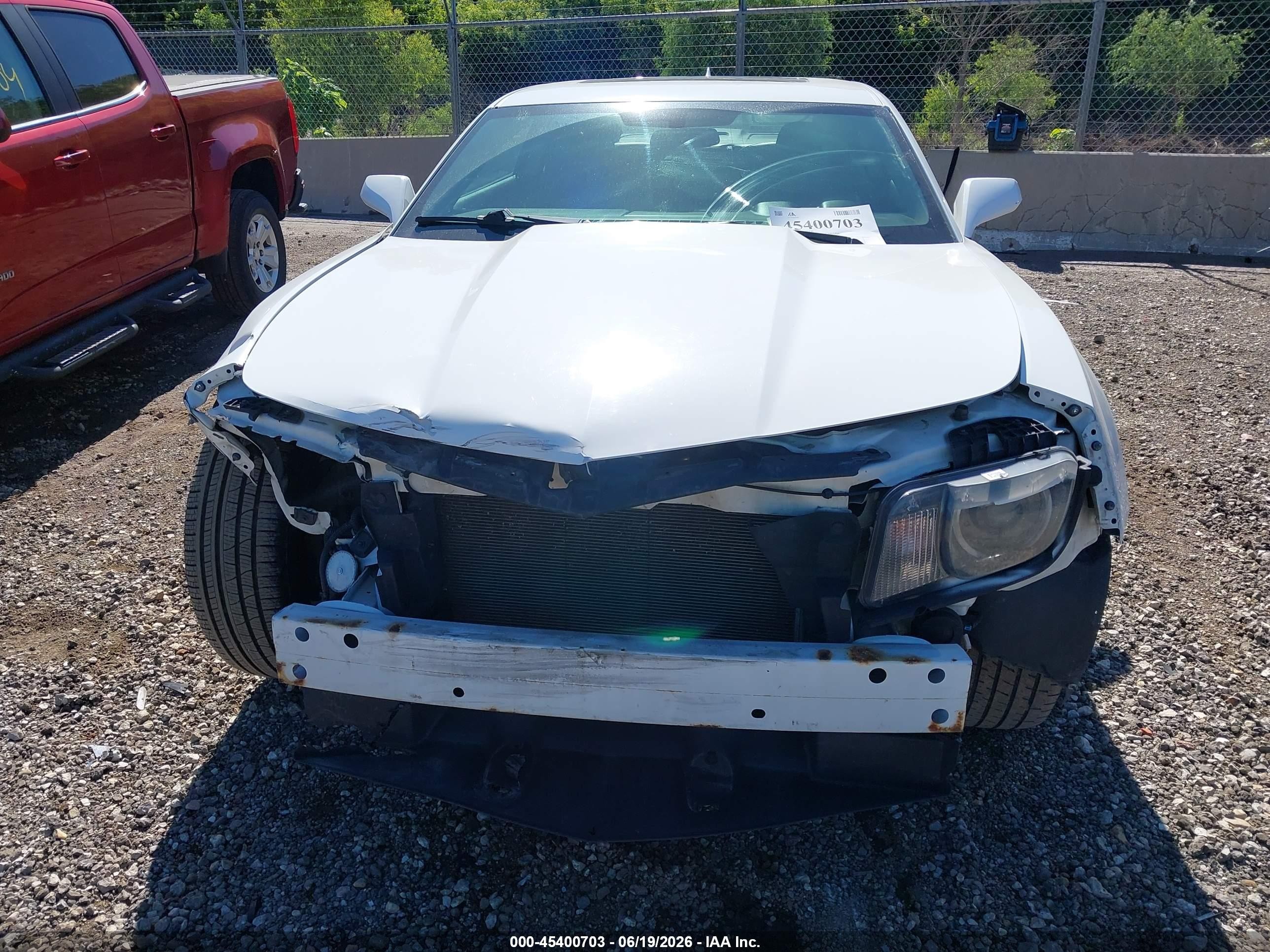 2013 Chevrolet Camaro 2lt White vin: 2G1FC1E38D9183453