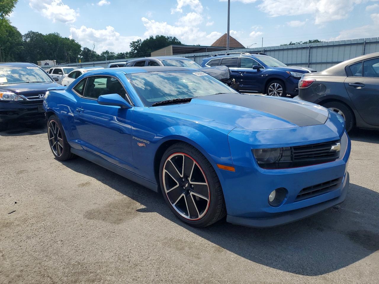 2013 Chevrolet Camaro Lt Blue vin: 2G1FC1E38D9232344