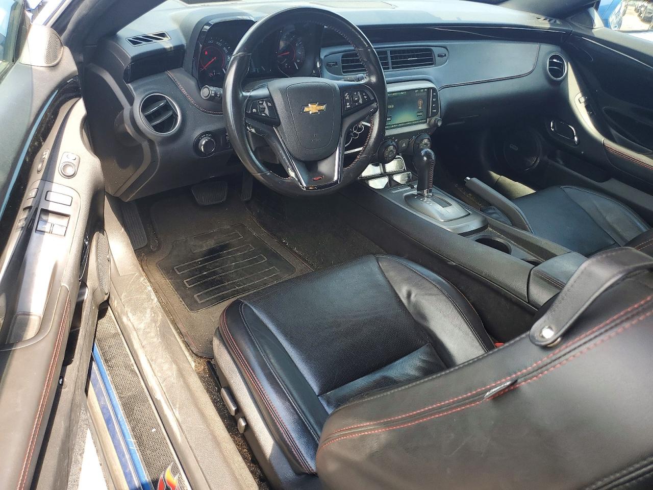 2013 Chevrolet Camaro Lt Blue vin: 2G1FC1E38D9232344