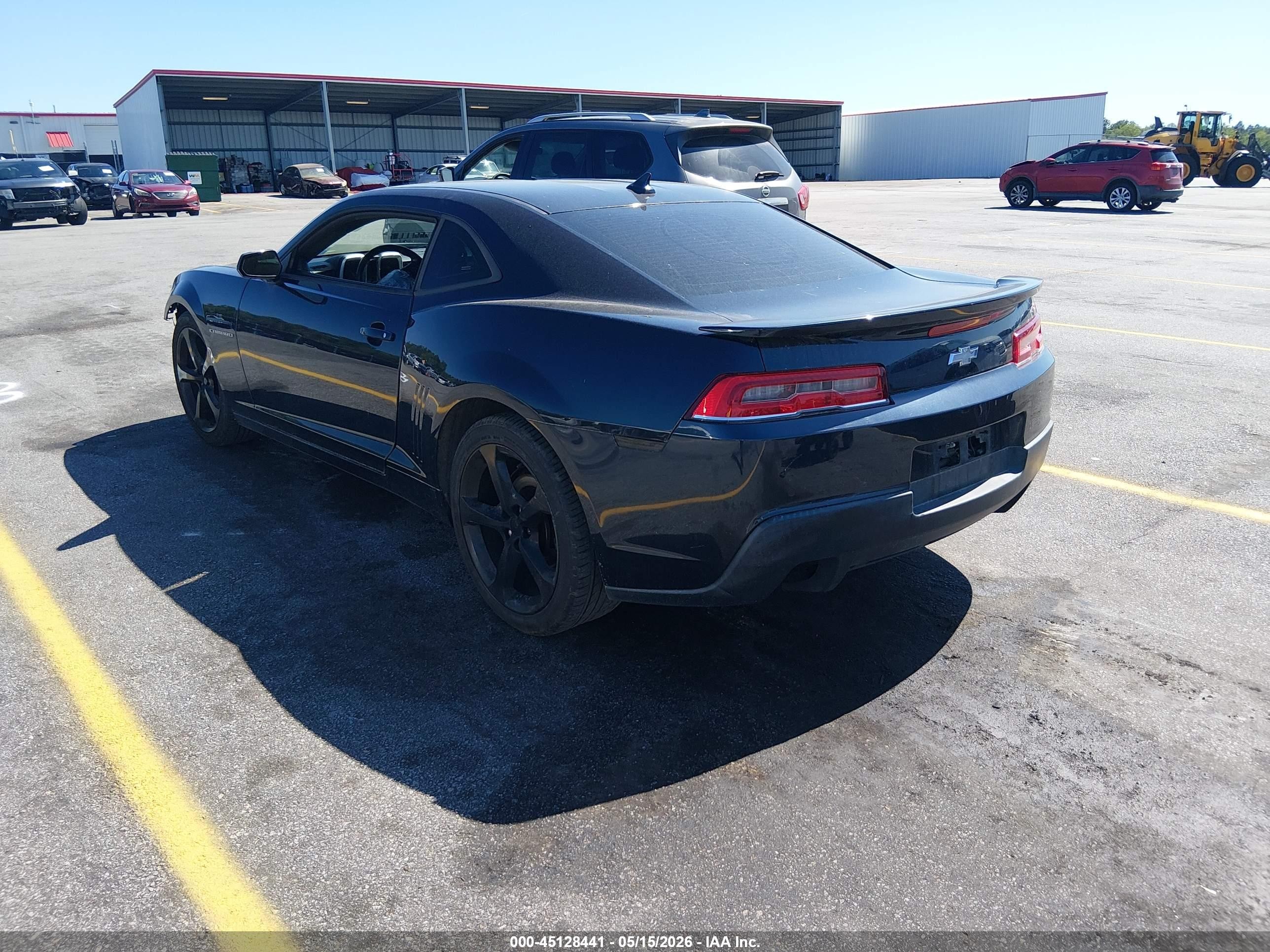 2014 Chevrolet Camaro 2lt Black vin: 2G1FC1E38E9173362