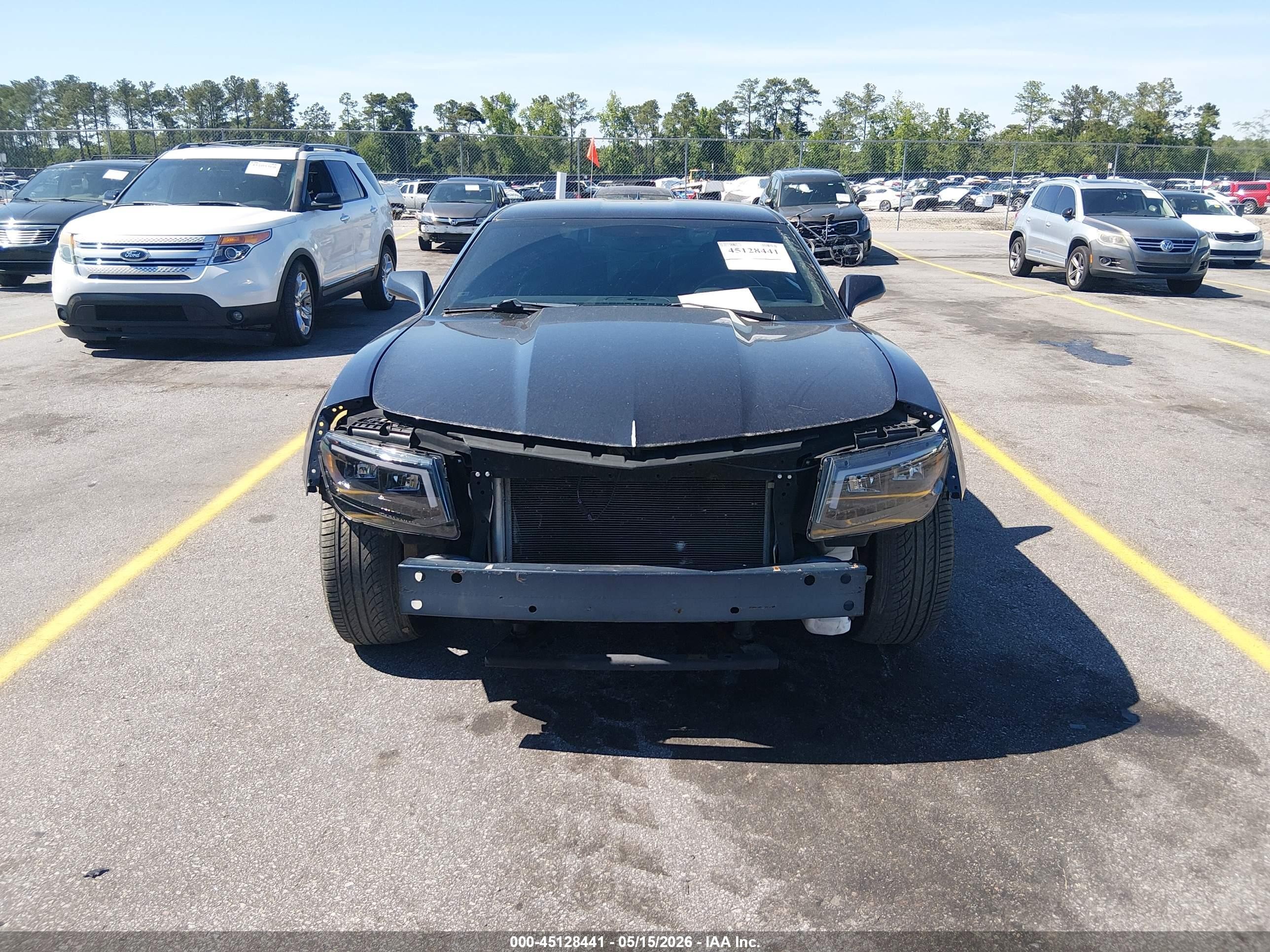 2014 Chevrolet Camaro 2lt Black vin: 2G1FC1E38E9173362