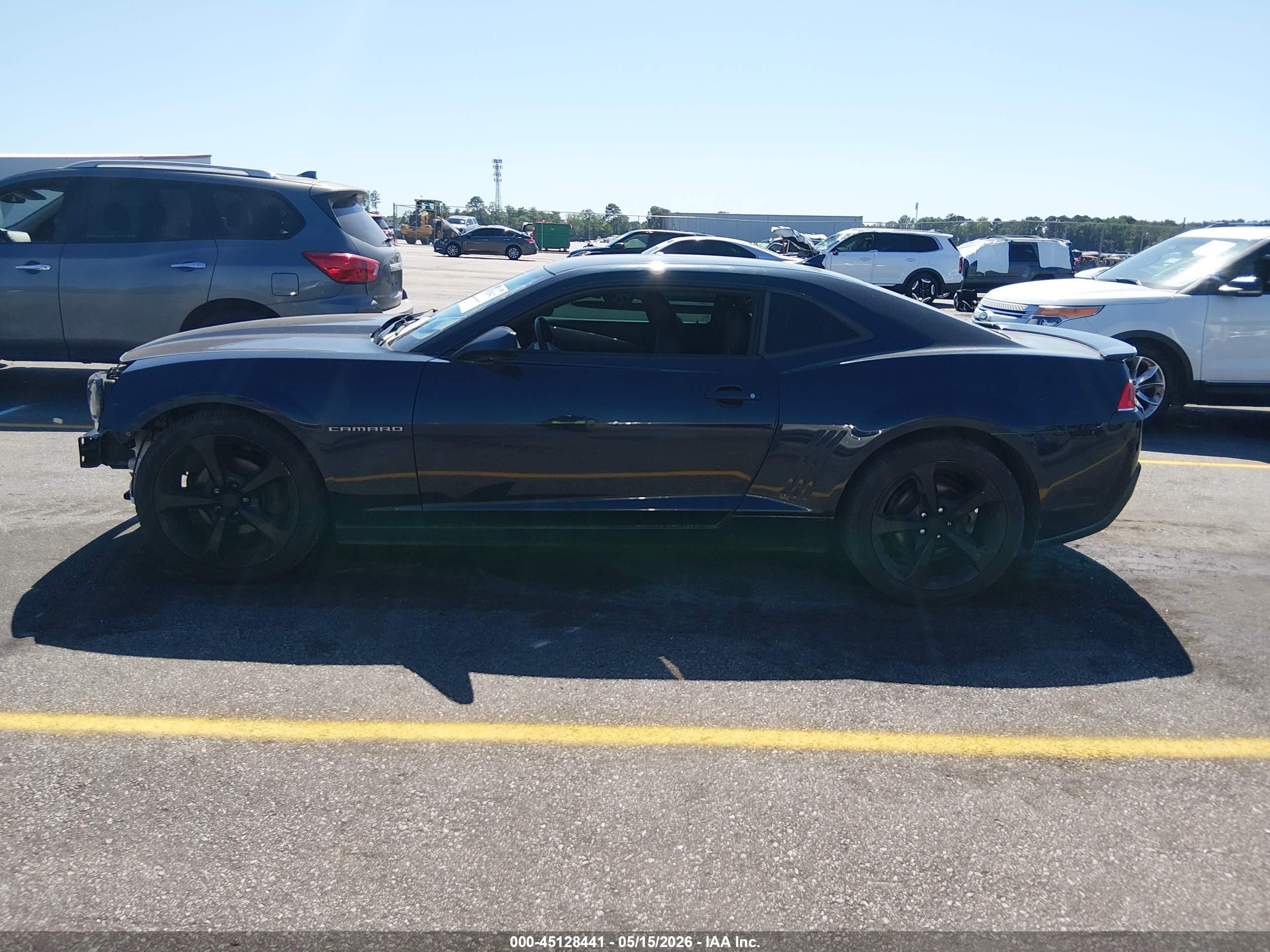 2014 Chevrolet Camaro 2lt Black vin: 2G1FC1E38E9173362