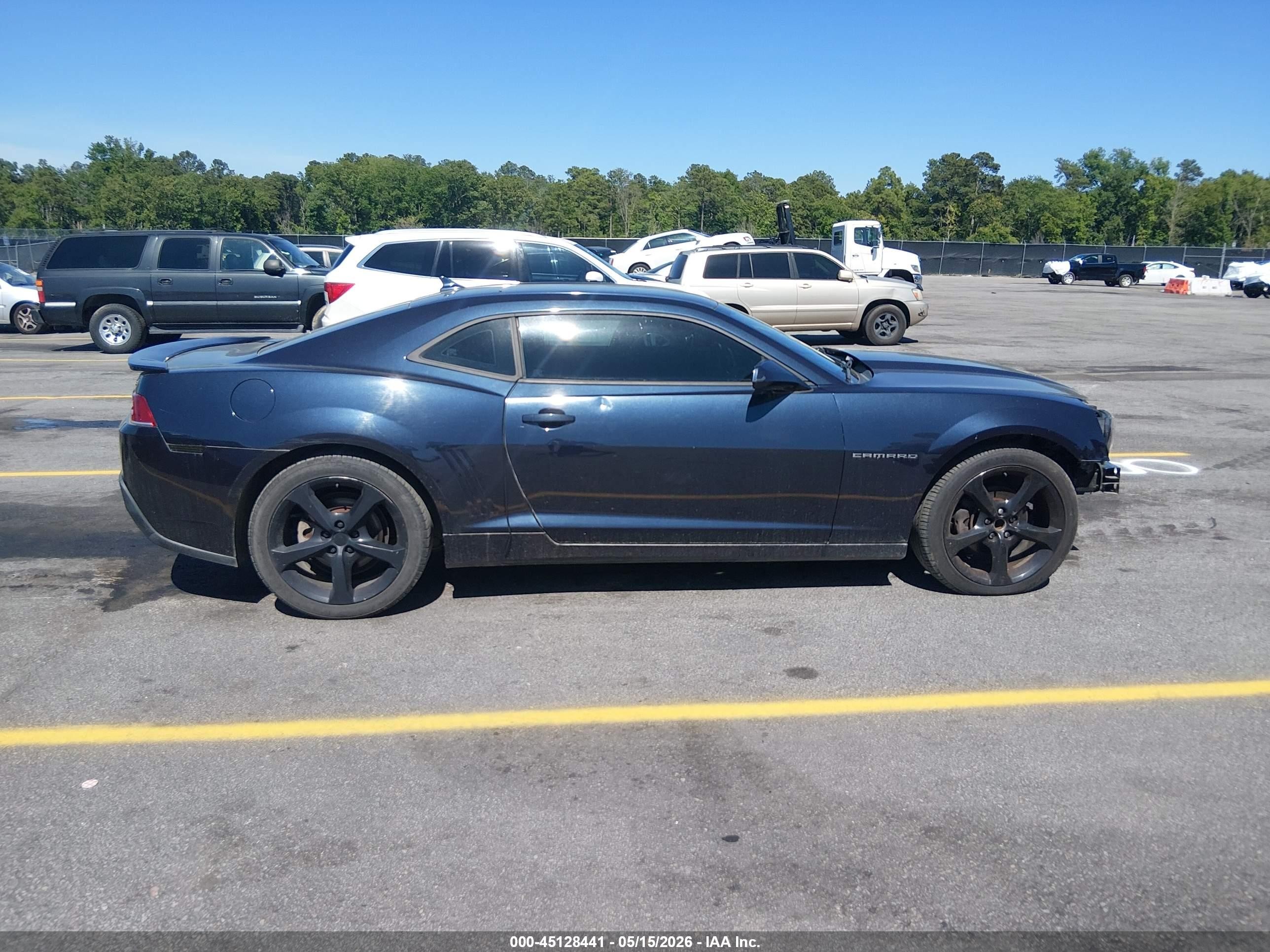2014 Chevrolet Camaro 2lt Black vin: 2G1FC1E38E9173362