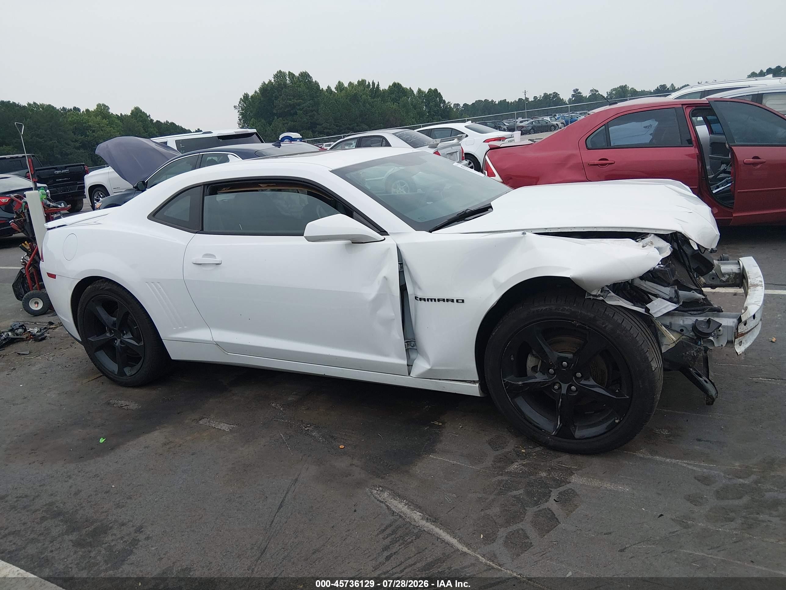2014 Chevrolet Camaro 2lt Белый vin: 2G1FC1E38E9266883