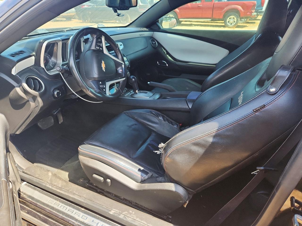 2012 Chevrolet Camaro Lt Black vin: 2G1FC1E39C9116973
