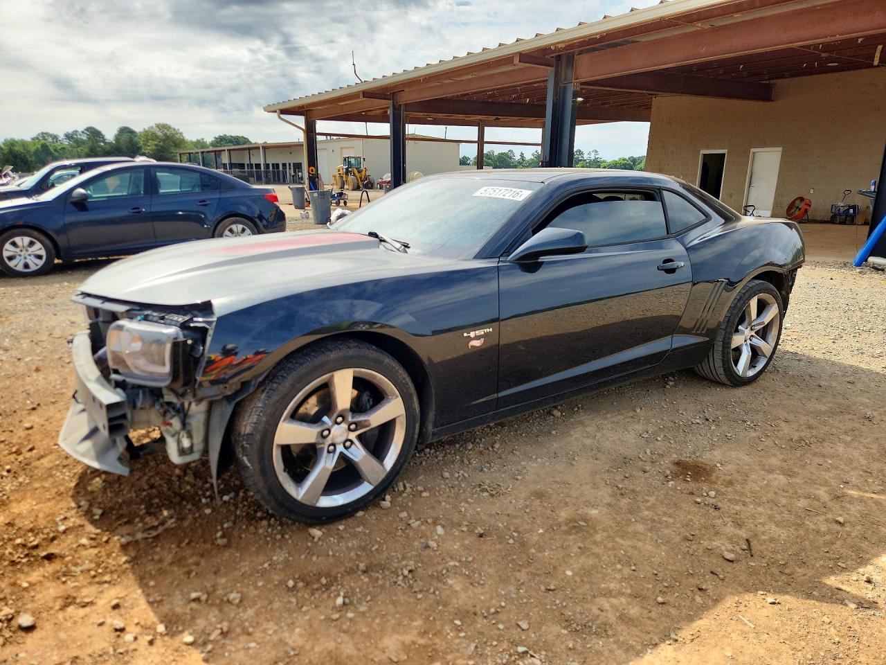 2012 Chevrolet Camaro Lt Black vin: 2G1FC1E39C9116973