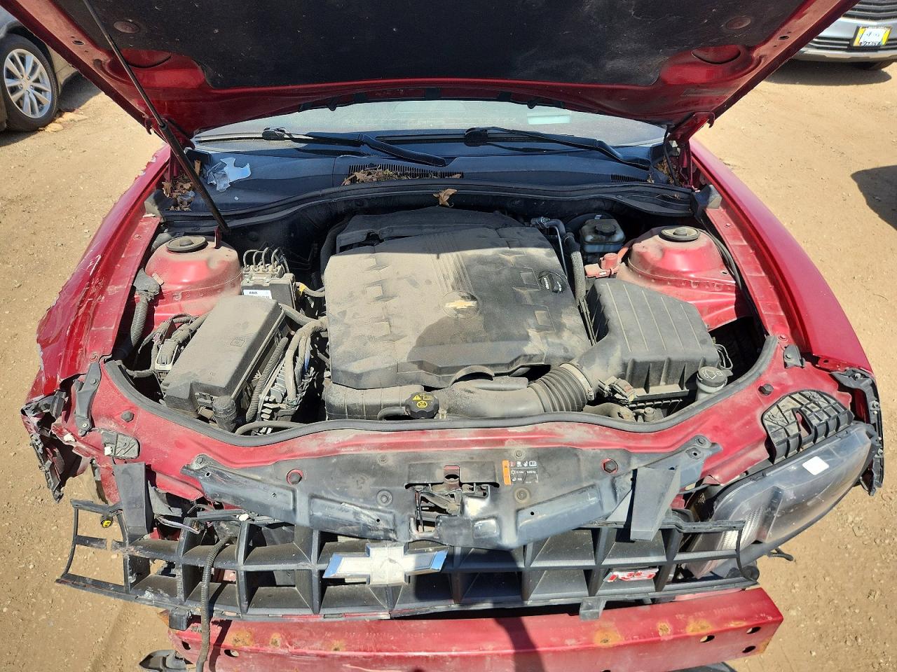 2012 Chevrolet Camaro Red vin: 2G1FC1E39C9186568