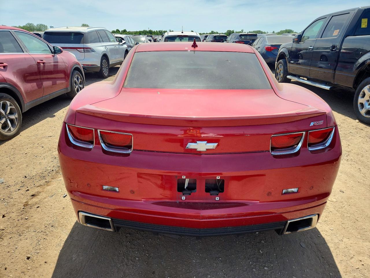 2012 Chevrolet Camaro Red vin: 2G1FC1E39C9186568