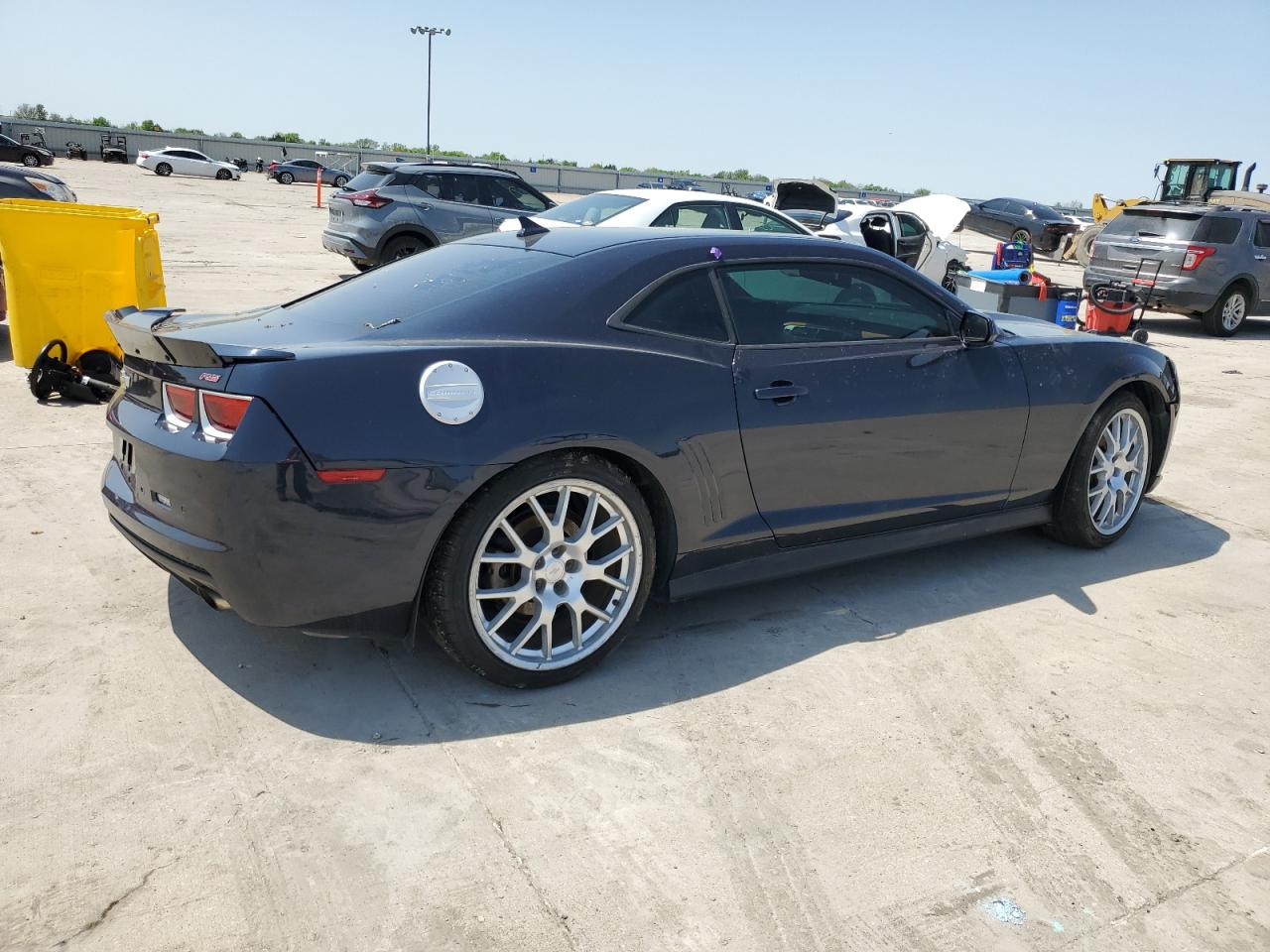 2013 Chevrolet Camaro Lt Blue vin: 2G1FC1E39D9133905