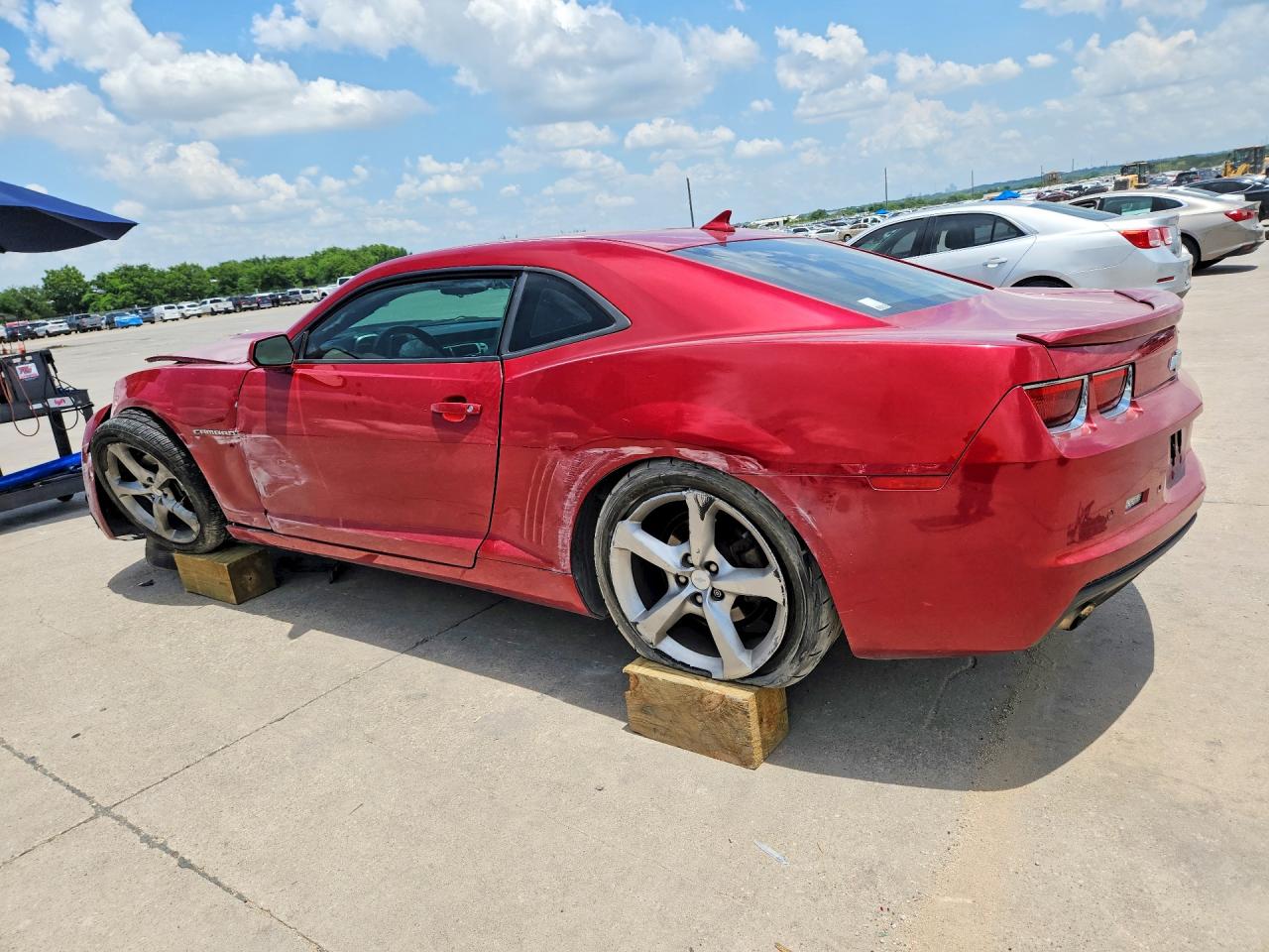 2013 Chevrolet Camaro Lt Красный vin: 2G1FC1E39D9146105
