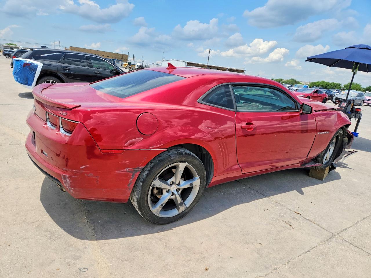 2013 Chevrolet Camaro Lt Красный vin: 2G1FC1E39D9146105