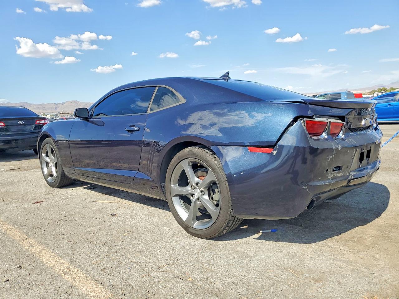 2013 Chevrolet Camaro Lt Blue vin: 2G1FC1E39D9158514