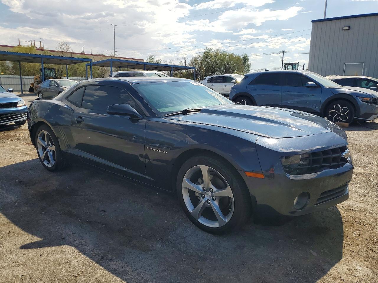 2013 Chevrolet Camaro Lt Blue vin: 2G1FC1E39D9158514