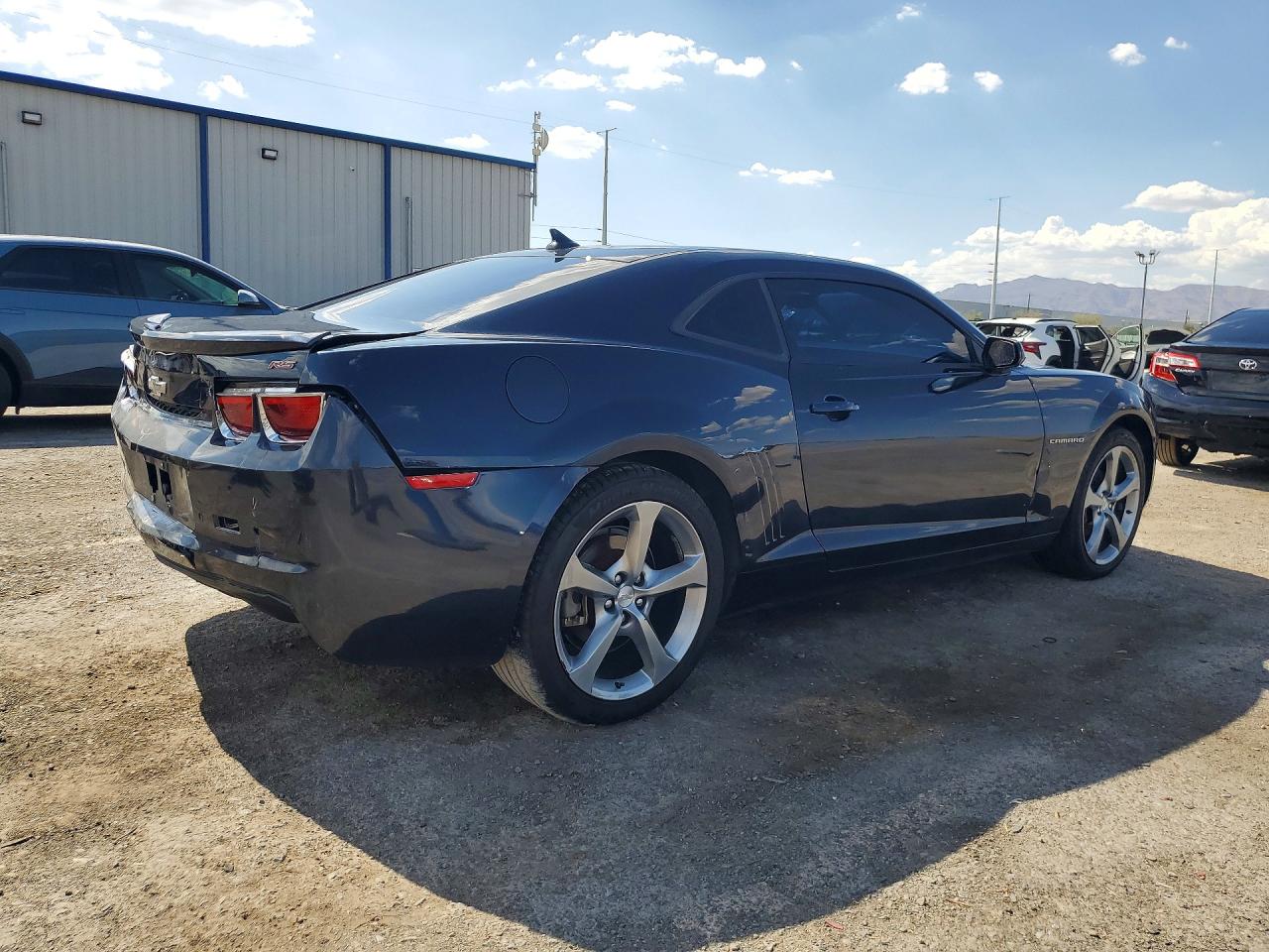 2013 Chevrolet Camaro Lt Blue vin: 2G1FC1E39D9158514