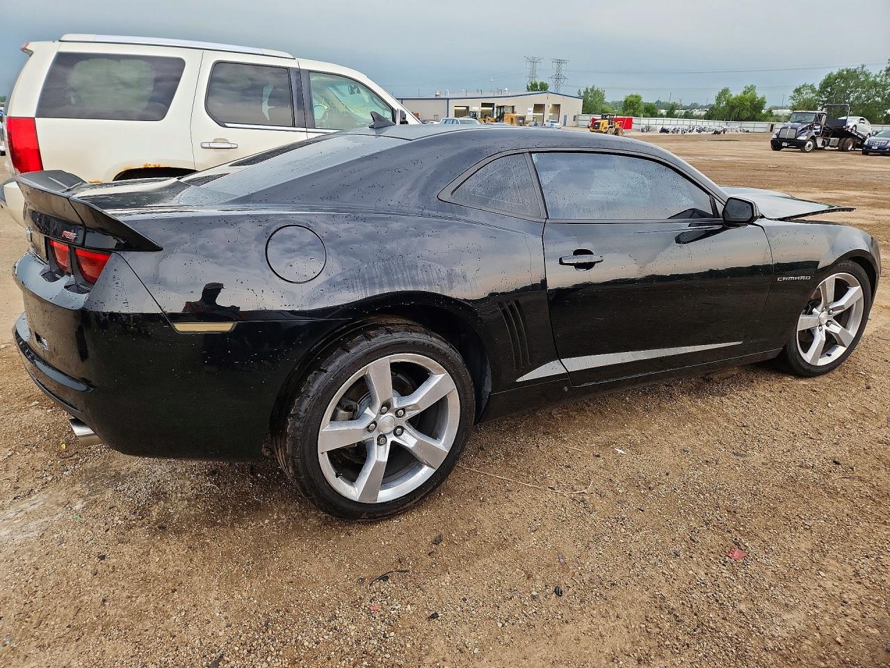 2013 Chevrolet Camaro Lt Black vin: 2G1FC1E39D9188936