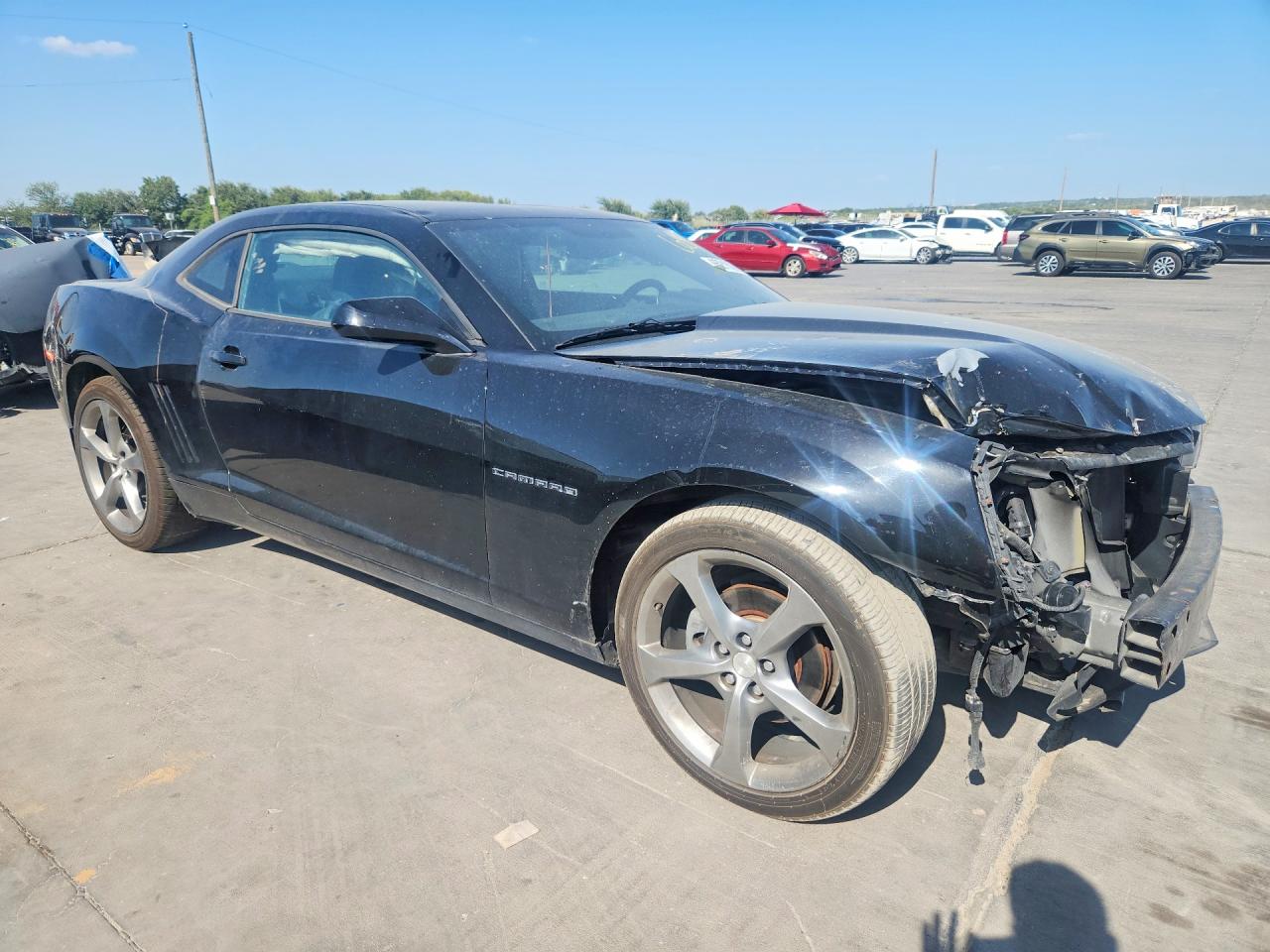 2013 Chevrolet Camaro Lt Черный vin: 2G1FC1E39D9237780