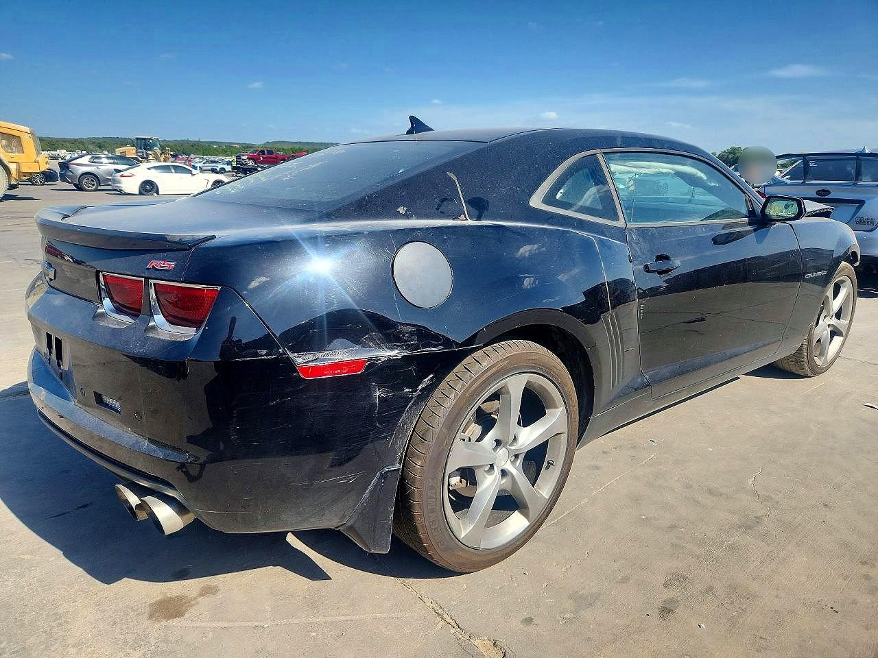 2013 Chevrolet Camaro Lt Черный vin: 2G1FC1E39D9237780