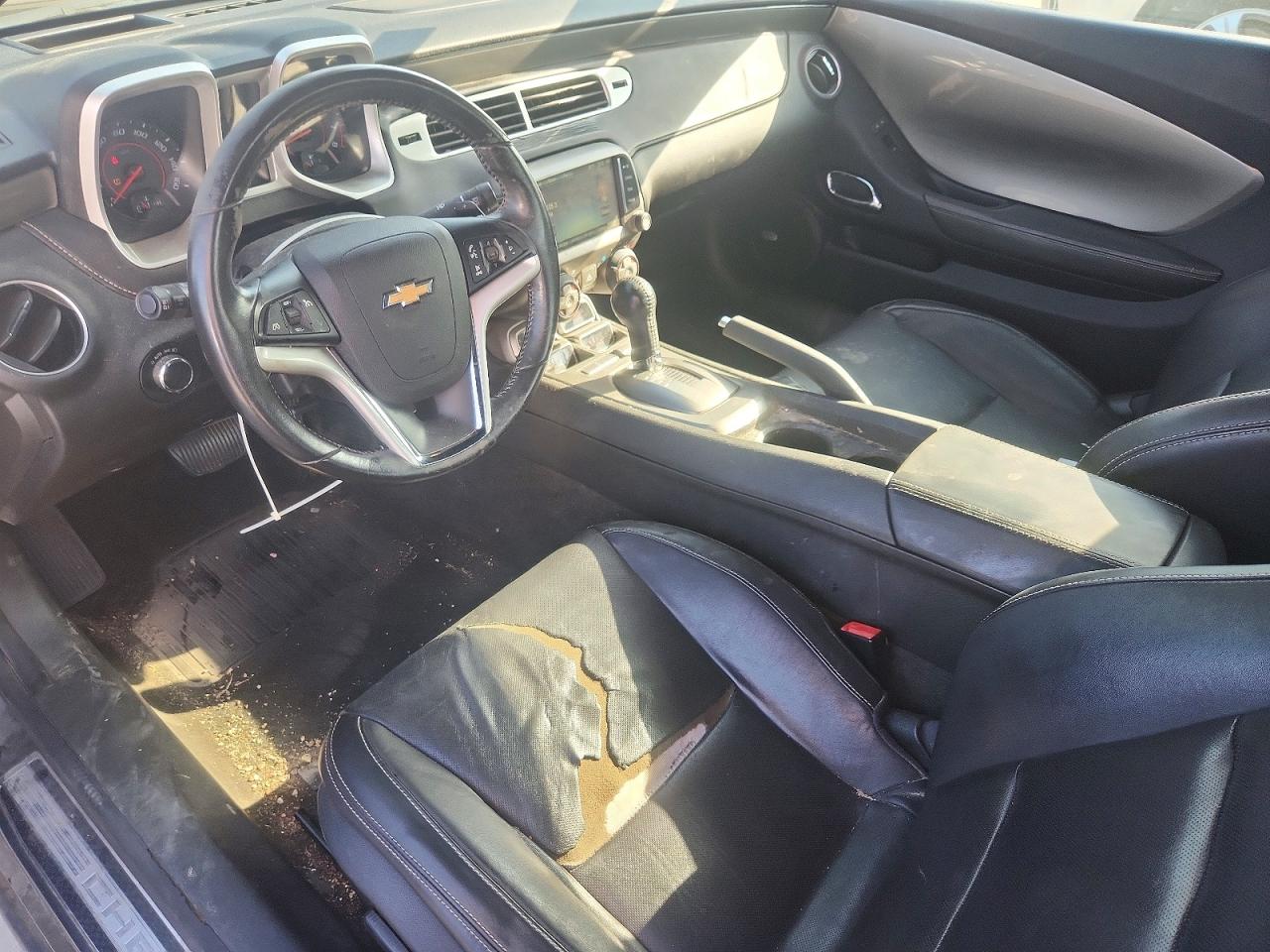 2013 Chevrolet Camaro Lt Black vin: 2G1FC1E39D9241716