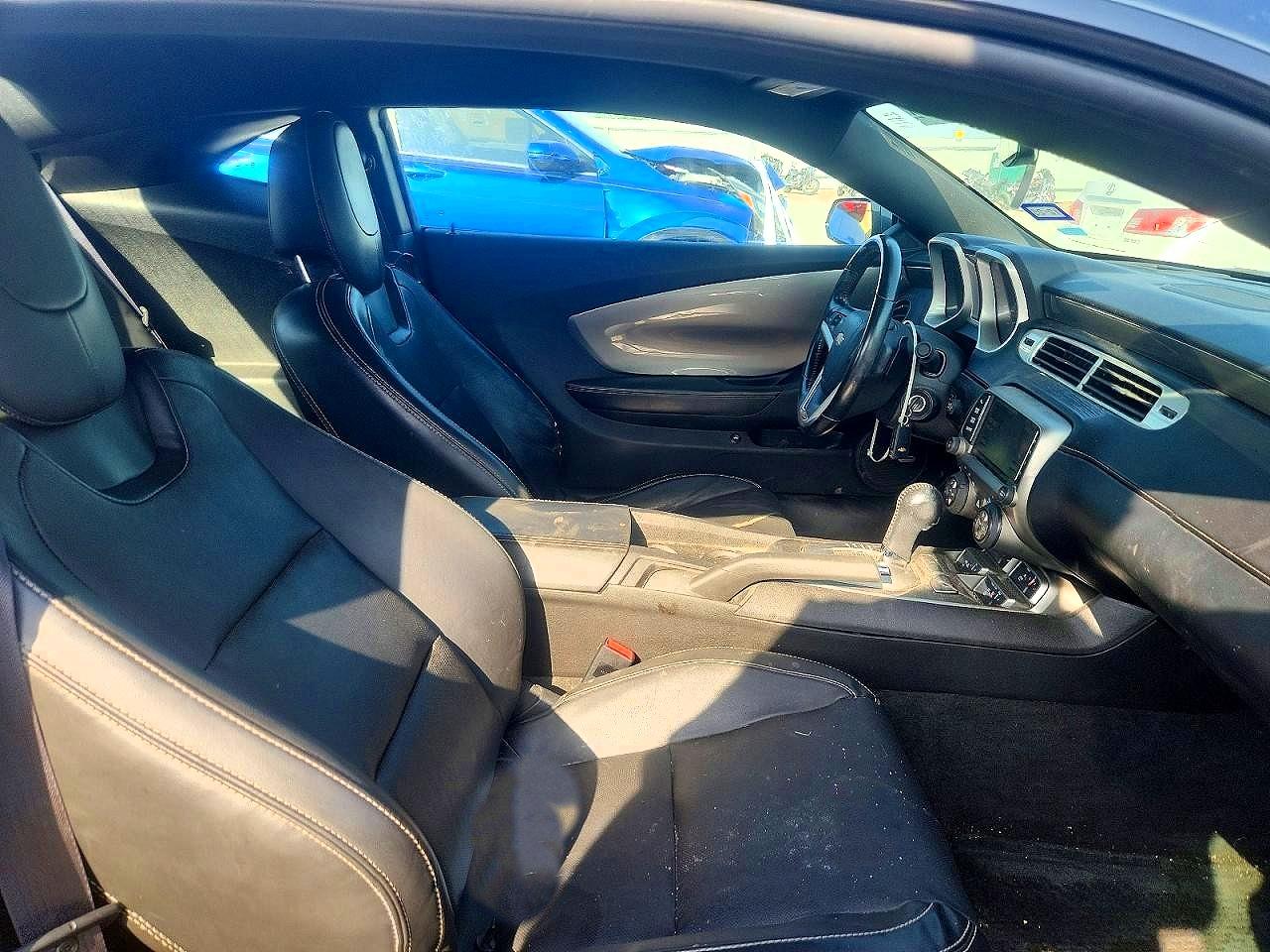 2013 Chevrolet Camaro Lt Black vin: 2G1FC1E39D9241716