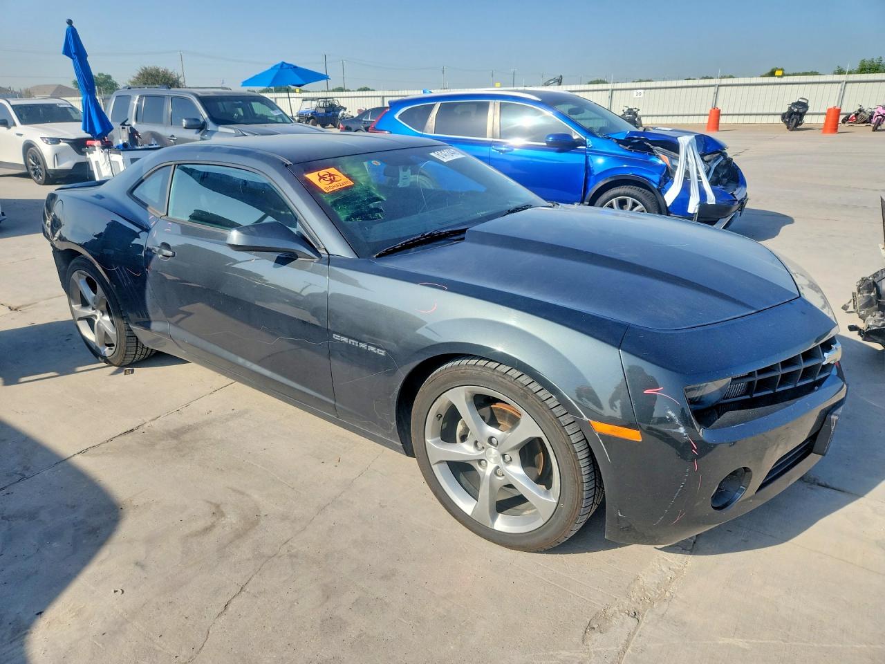 2013 Chevrolet Camaro Lt Black vin: 2G1FC1E39D9241716