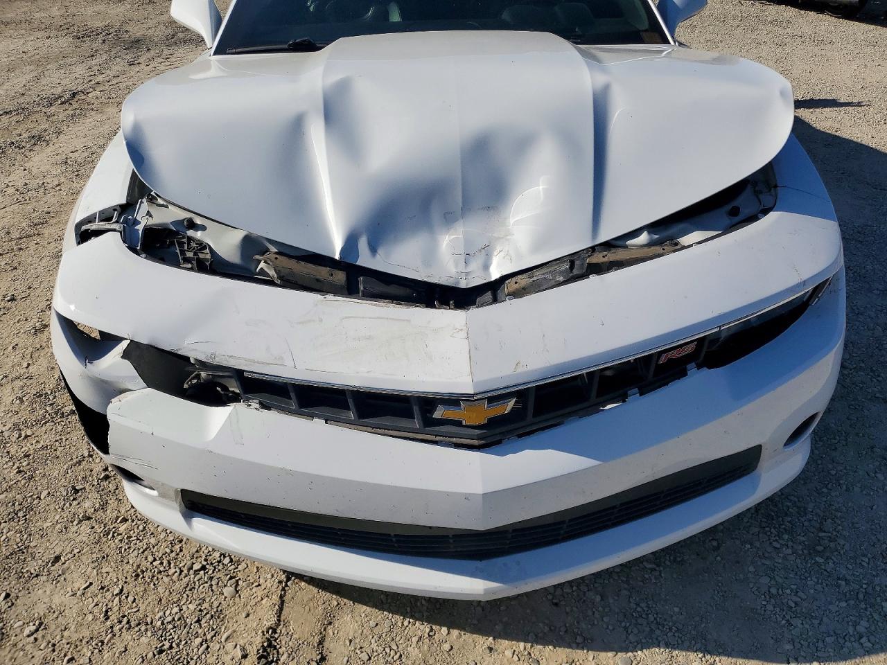 2014 Chevrolet Camaro Lt White vin: 2G1FC1E39E9201881