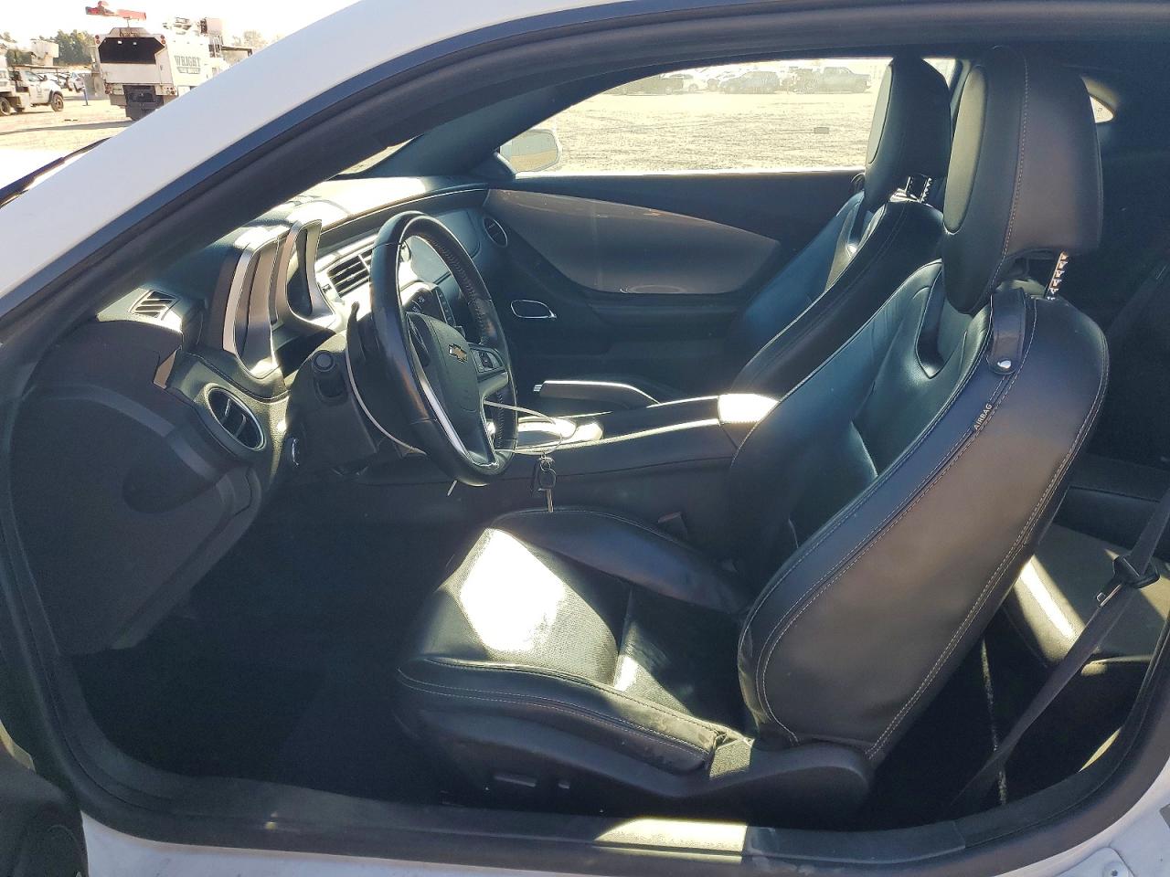 2014 Chevrolet Camaro Lt White vin: 2G1FC1E39E9201881