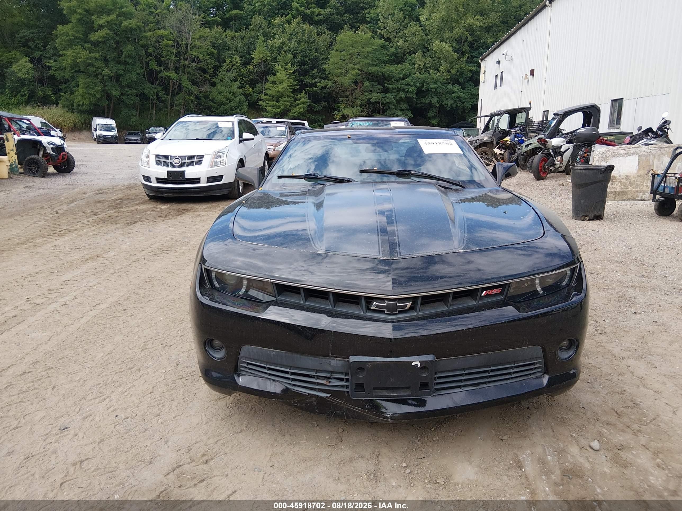 2015 Chevrolet Camaro 1lt Black vin: 2G1FC1E39F9302078