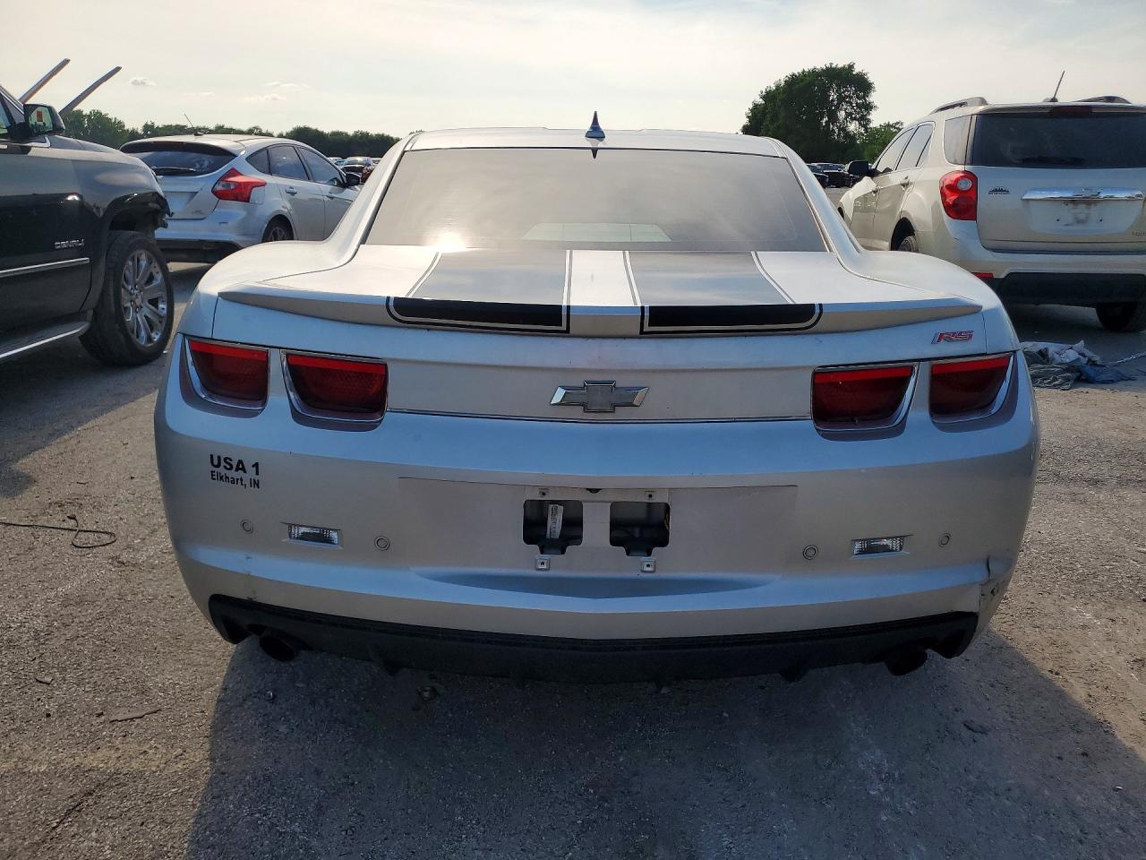 2012 Chevrolet Camaro Lt Silver vin: 2G1FC1E3XC9102855