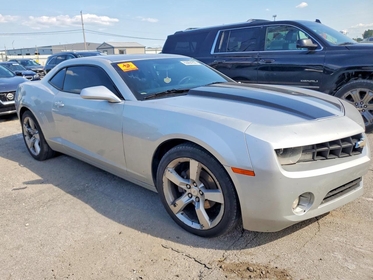 2012 Chevrolet Camaro Lt Silver vin: 2G1FC1E3XC9102855